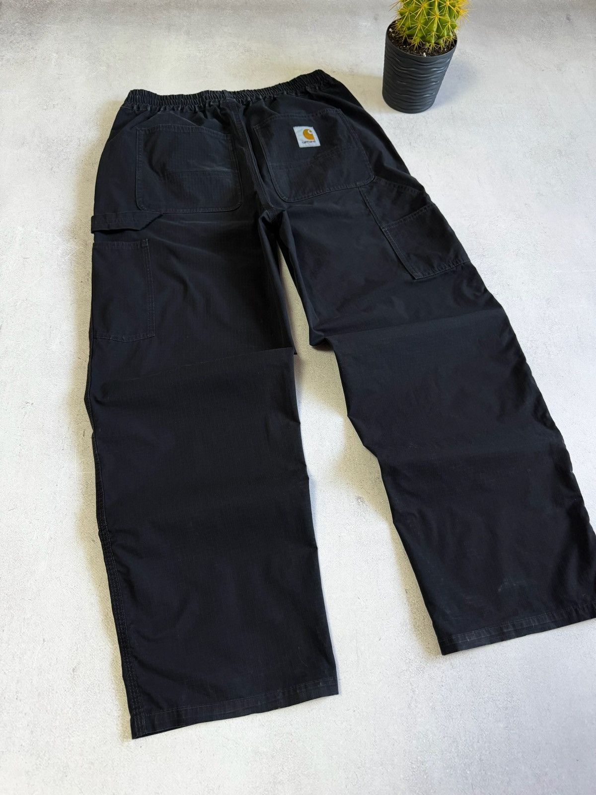 Carhartt Carhartt Carpenter Baggy Black Pants Montana Skate 90s Size US 30 / EU 46 - 2 Thumbnail