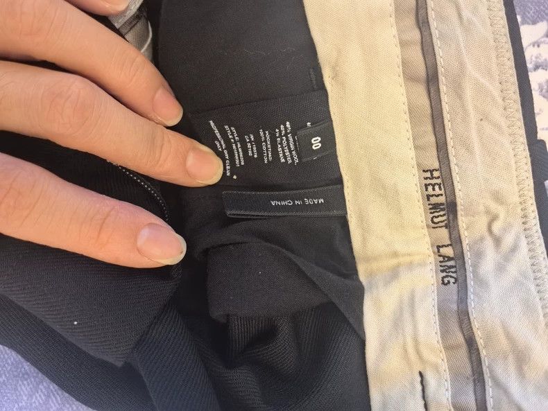 Helmut Lang HELMUT LANG size00 Black wool suit trousers Size 27" / US 4 / IT 40 - 5 Thumbnail