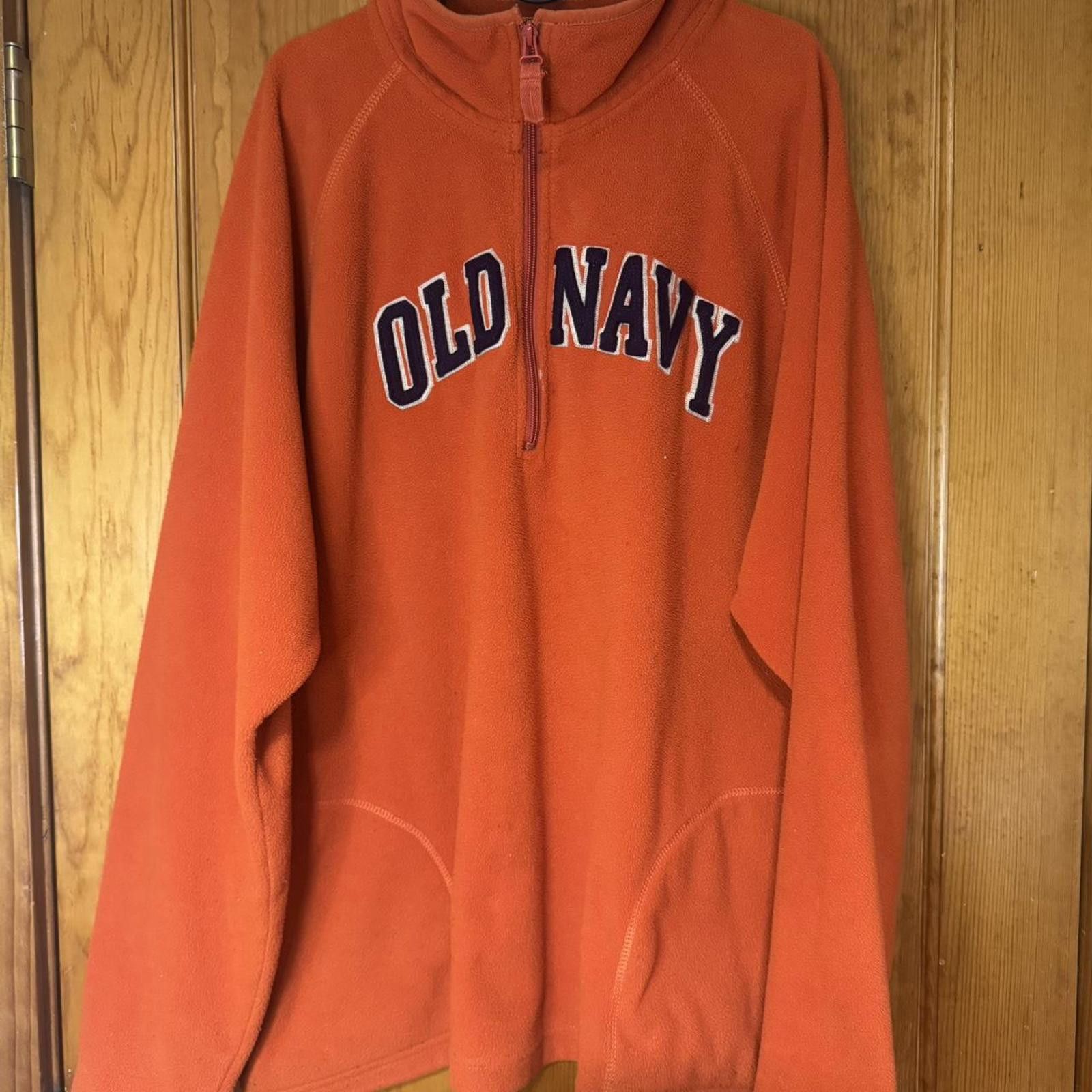 Old Navy Old Navy orange quarter zip sweatshirt Size US XXL / EU 58 / 5 - 1 Thumbnail