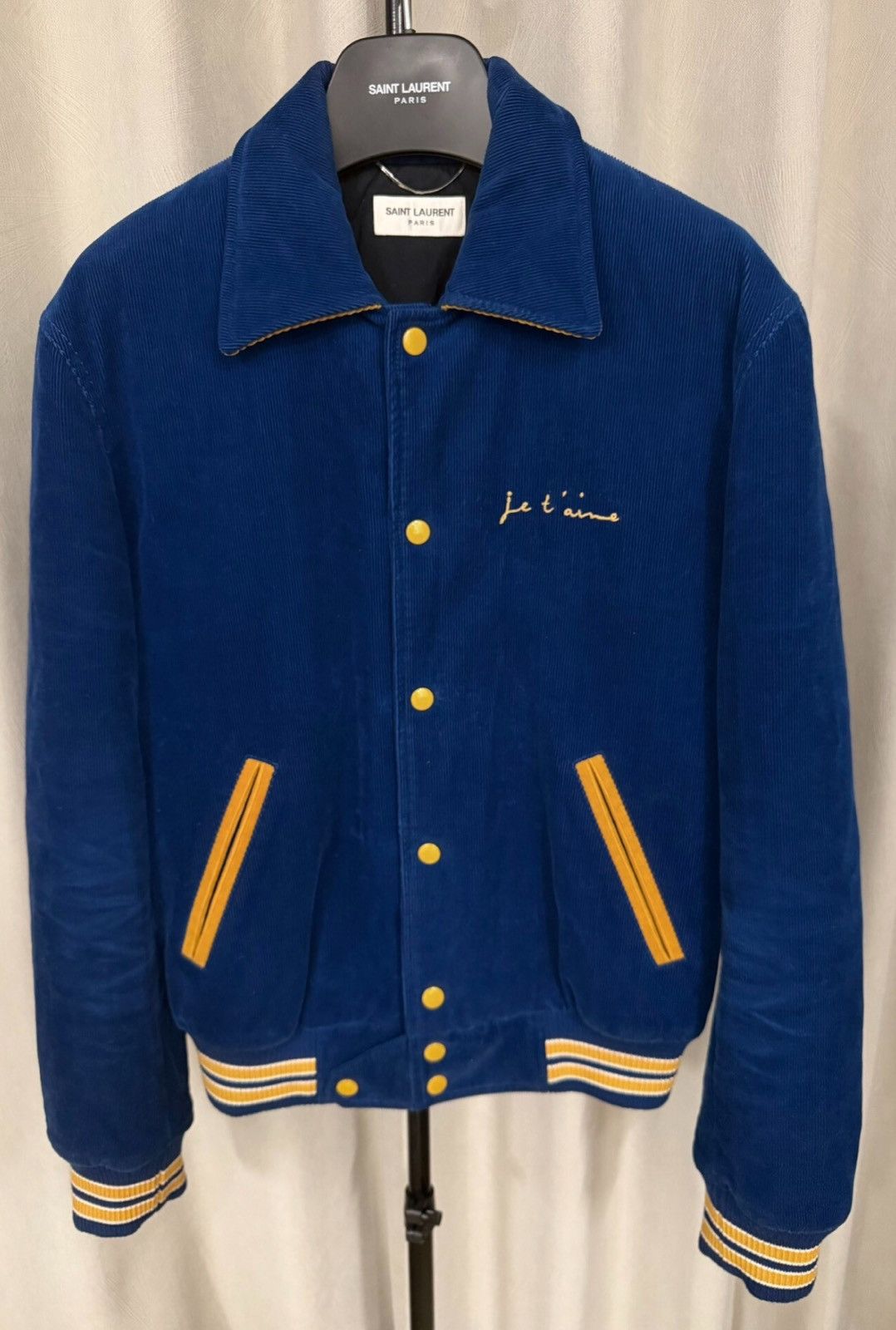 Saint Laurent Paris Saint Laurent Je T'Aime Corduroy Teddy Jacket Sz. 46 Size US S / EU 44-46 / 1 - 2 Thumbnail