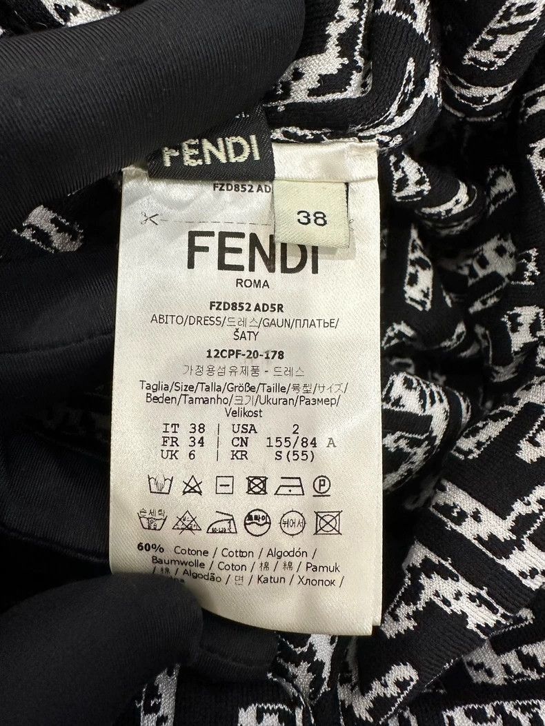 Fendi Fendi Black and White Dress California Edition Size US 30 / EU 46 - 6 Thumbnail
