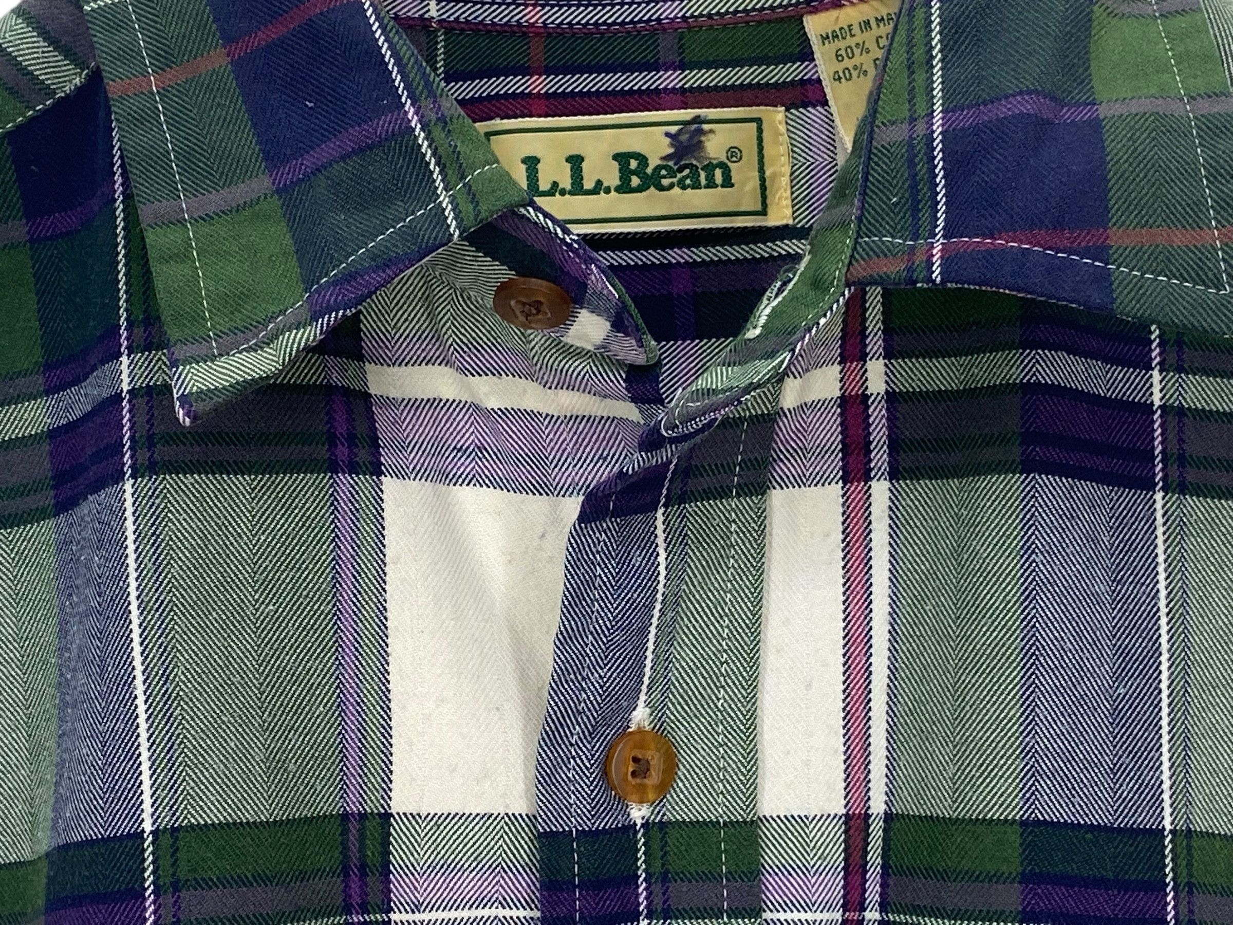 L.L. Bean L Bean Checkered Shirt Size US S / EU 44-46 / 1 - 7 Thumbnail
