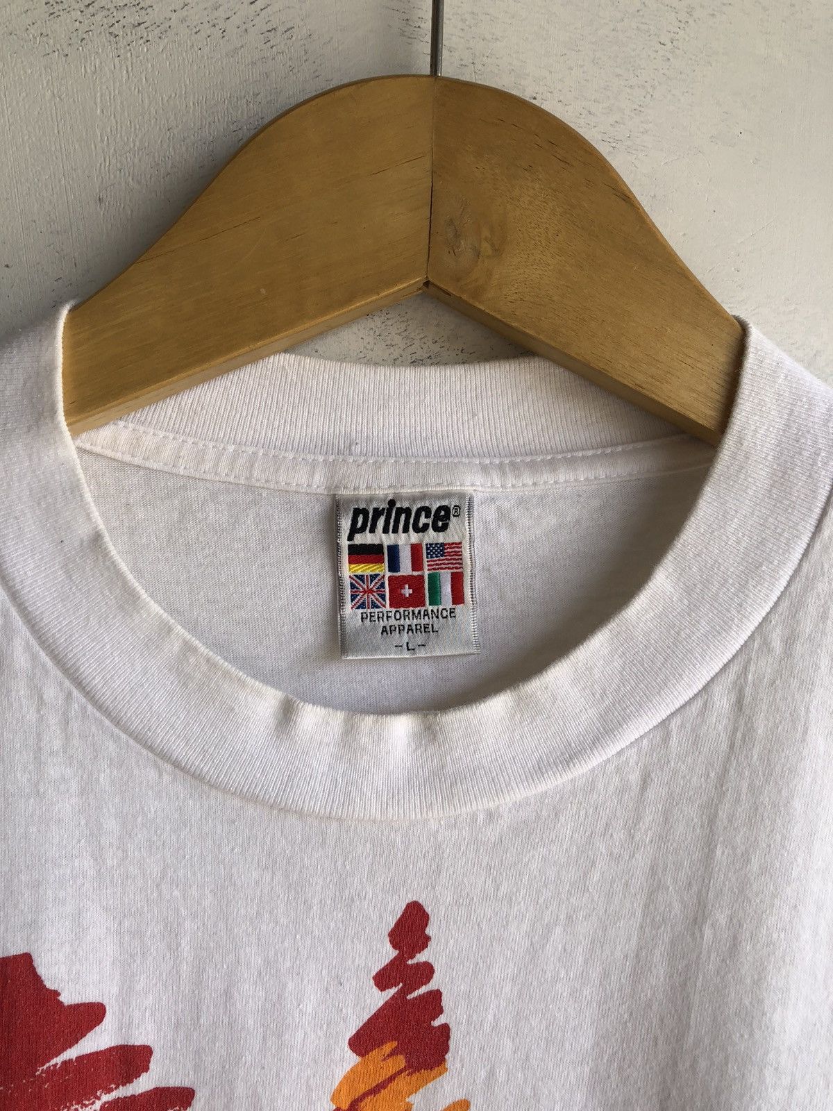 Japanese Brand × Prince PRINCE BIG LOGO PERFECT COLUOUR TSHIRT TEE Size US L / EU 52-54 / 3 - 8 Thumbnail