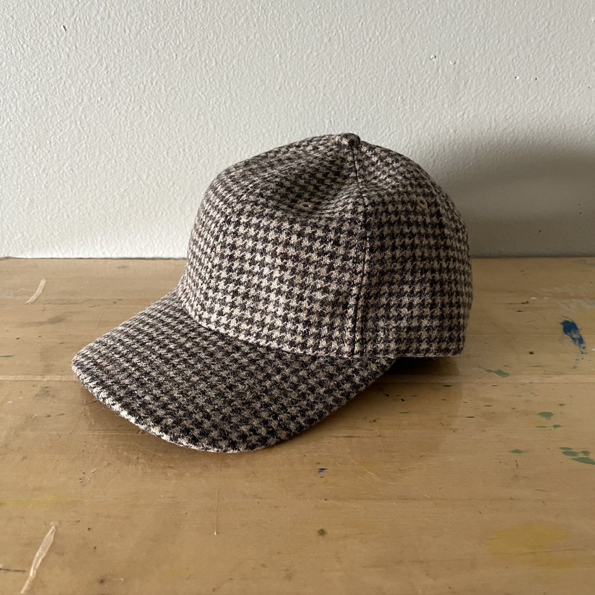 JJJJound Weekend Wool Houndstooth Hat Size ONE SIZE - 1 Thumbnail