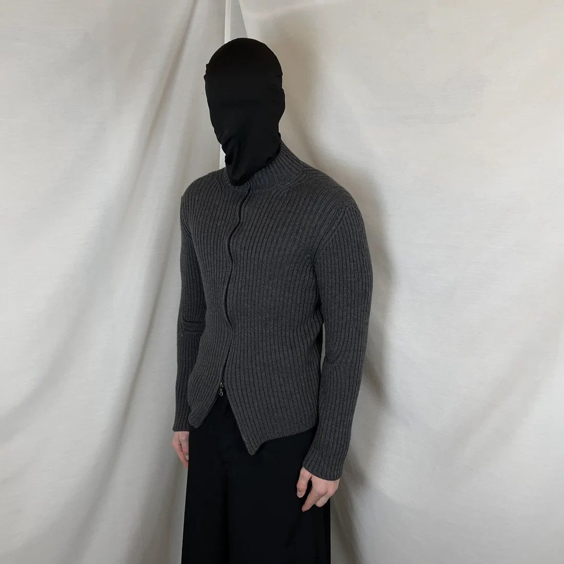 Prada Prada Ribbed Zip Knit Sweater Size US S / EU 44-46 / 1 - 2 Thumbnail