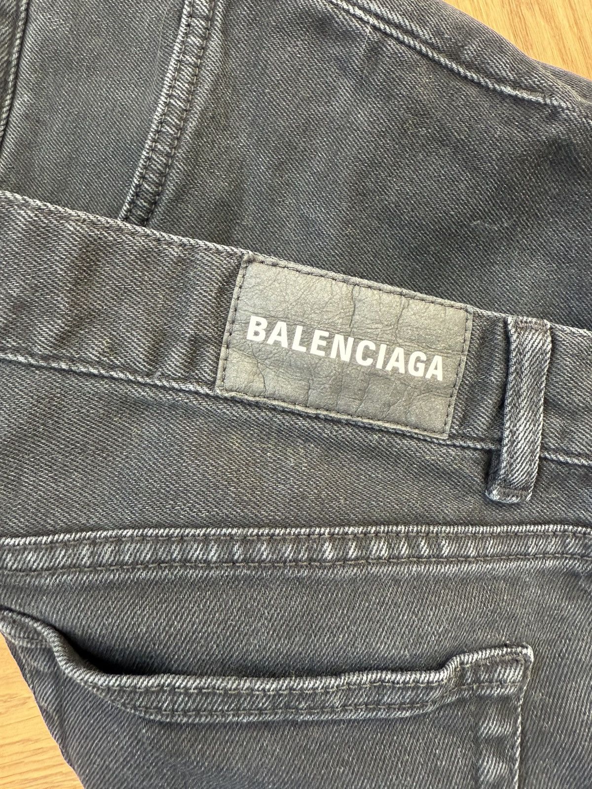 Balenciaga Balenciaga straight fit black jeans Size US 34 / EU 50 - 3 Thumbnail