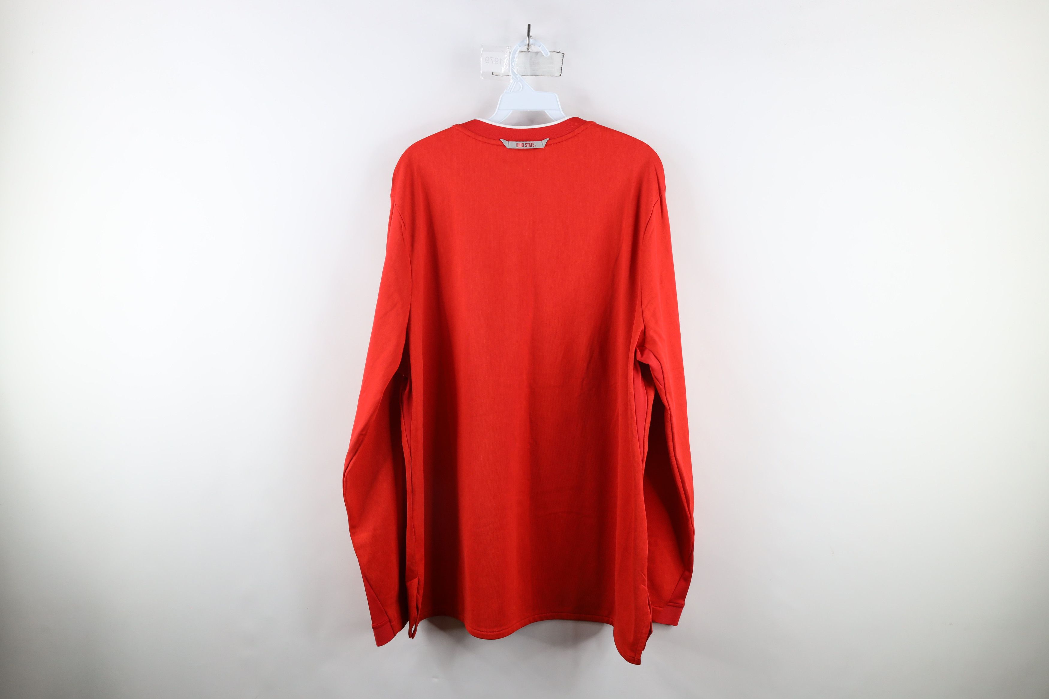 Nike × Vintage Nike Ohio State University Half Zip Pullover Sweater Red Size US XL / EU 56 / 4 - 12 Thumbnail