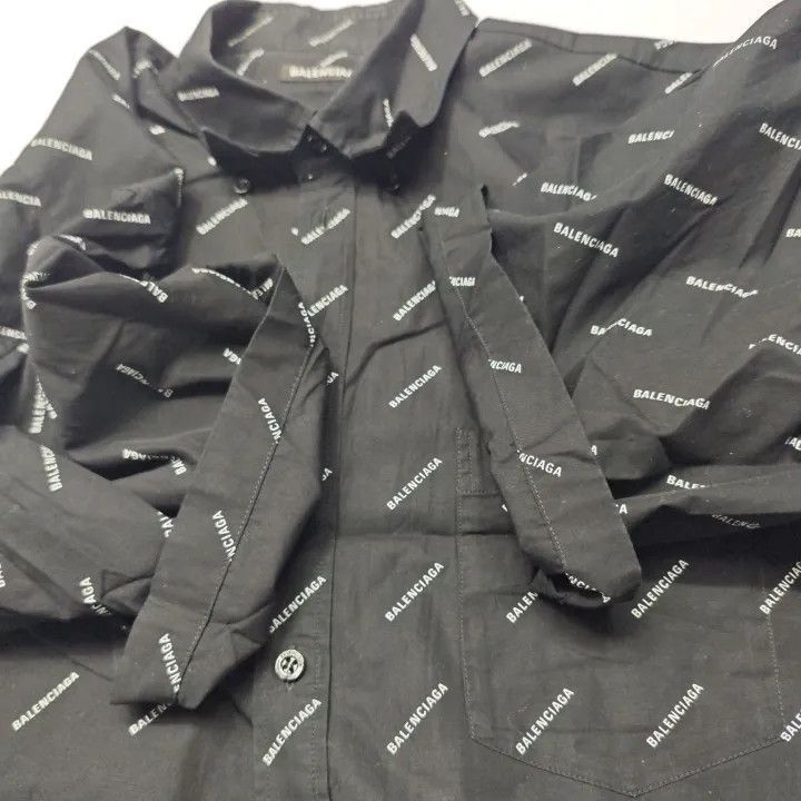 Balenciaga Balenciaga Balenciaga Logo Short Sleeve Shirt for Men -250 Size US M / EU 48-50 / 2 - 6 Thumbnail