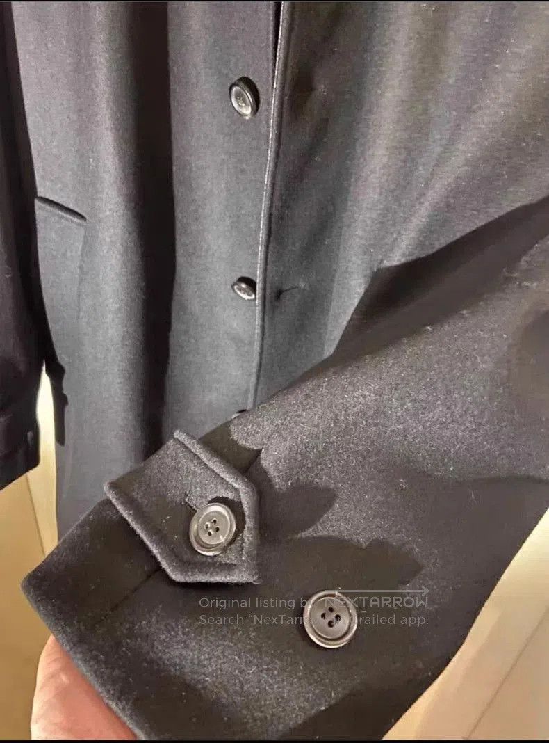 Yohji Yamamoto Y/Project Black Wool Coat S. Size US S / EU 44-46 / 1 - 6 Thumbnail