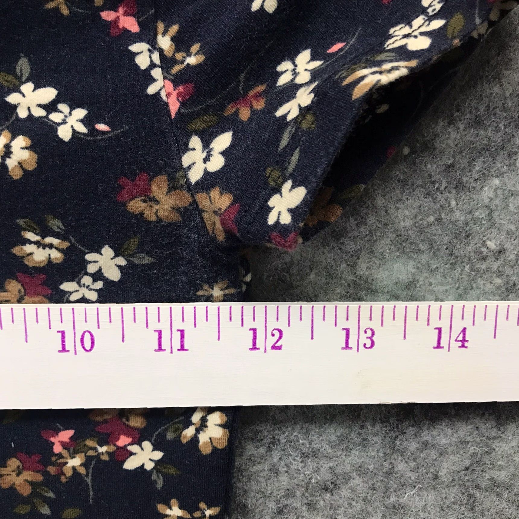 Aeropostale Prince & Fox Shirt Womens Extra Small Top Floral Print Criss Cross Back Size XS / US 0-2 / IT 36-38 - 4 Thumbnail