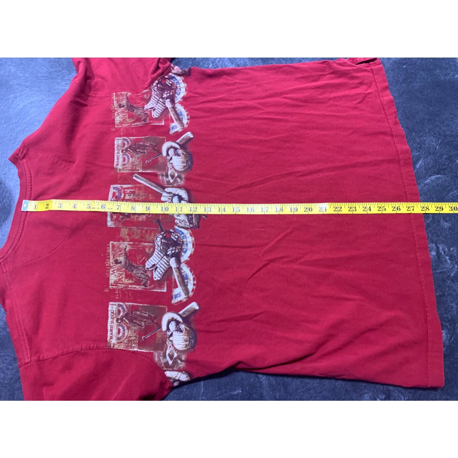 Vintage RedHead Henley T Shirt Mens Large Red Short Sleeve Size US L / EU 52-54 / 3 - 6 Thumbnail