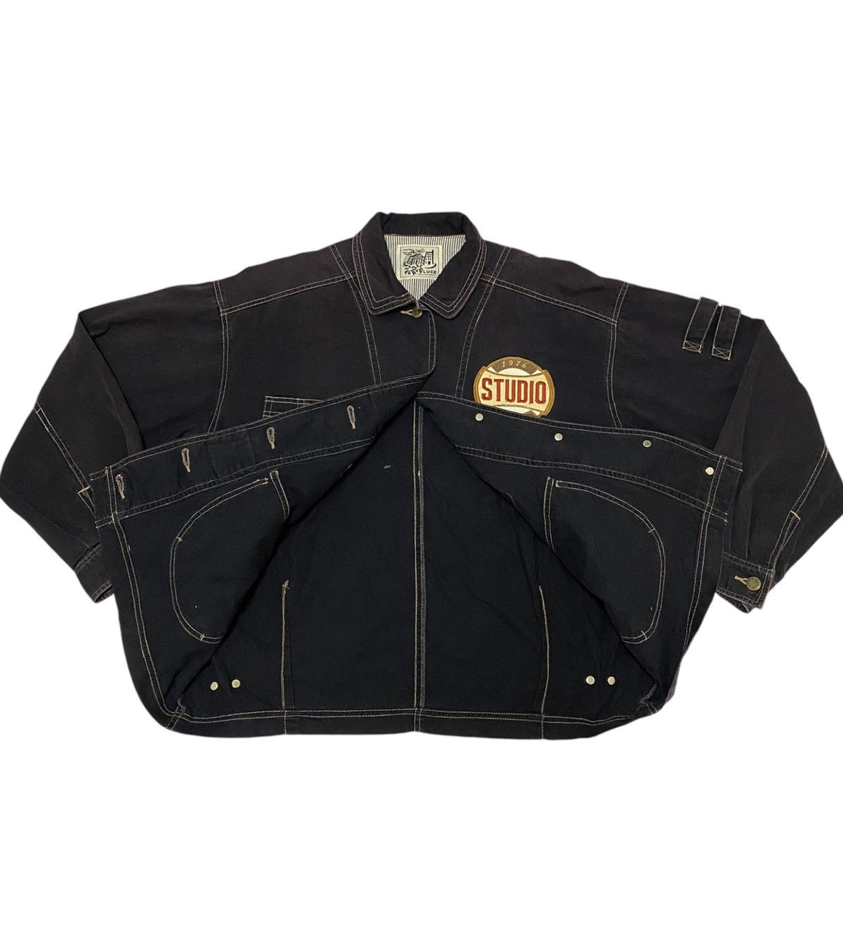 Japanese Brand × Vintage Luce Garment Chore Jacket (C3) Size US XL / EU 56 / 4 - 4 Thumbnail