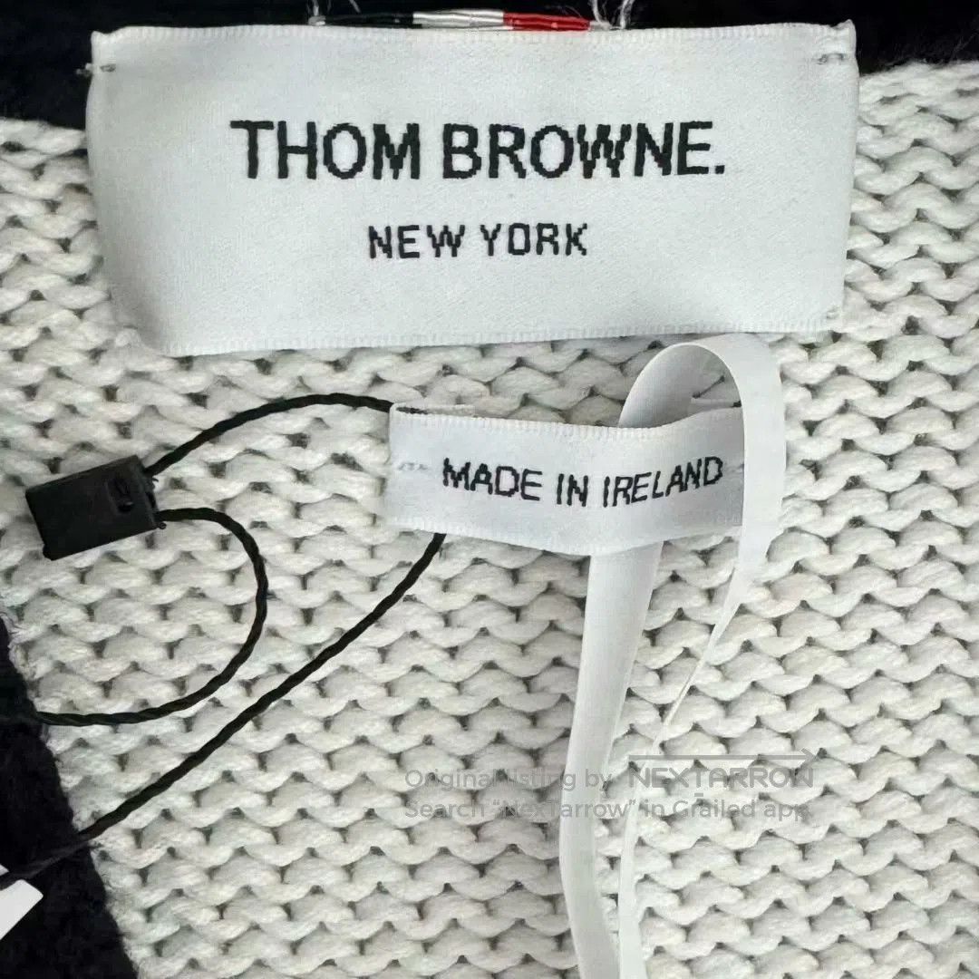 Thom Browne thom browne color-block cardigan with stripes. Size US L / EU 52-54 / 3 - 2 Thumbnail