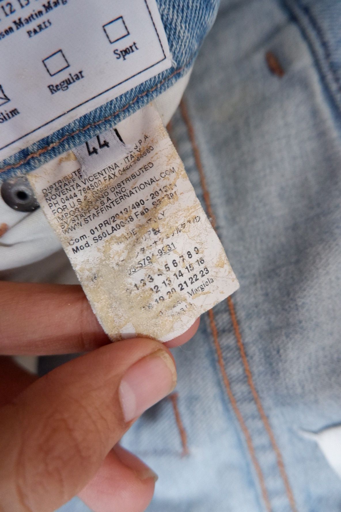 Maison Margiela Maison Margiela Stained Jeans - Slim Fit Size US 30 / EU 46 - 9 Thumbnail
