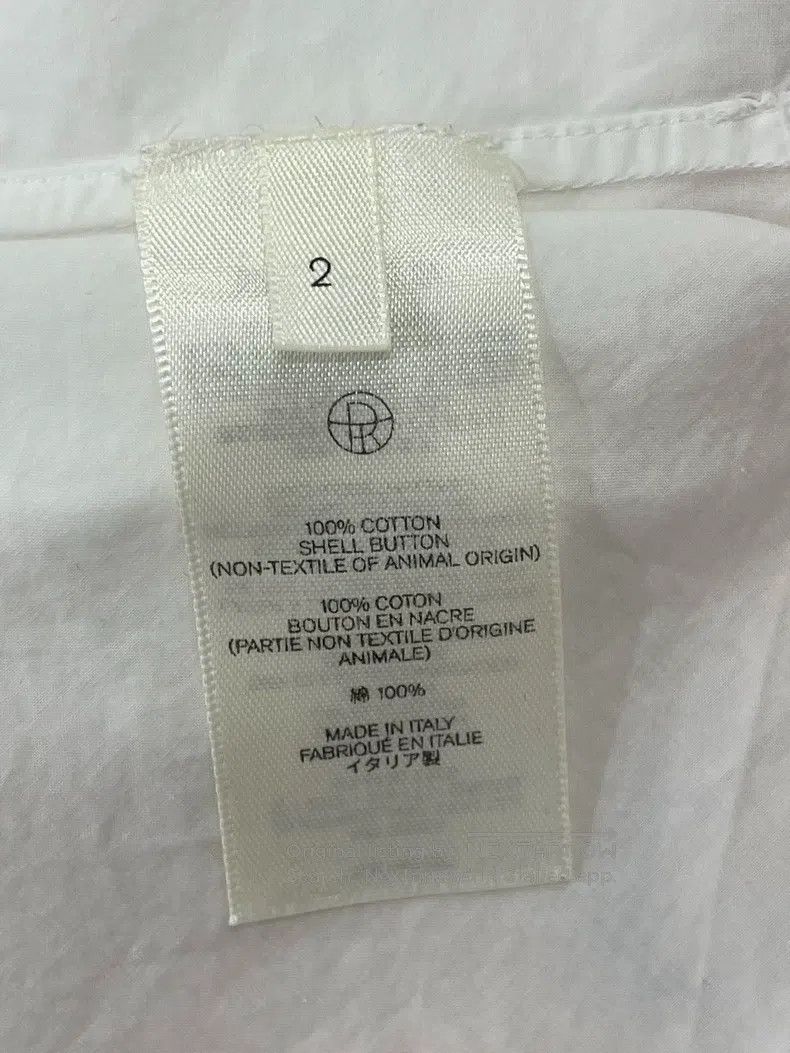 The Row The row size 2 White Long Sleeve Shirt Size M / US 6-8 / IT 42-44 - 4 Thumbnail