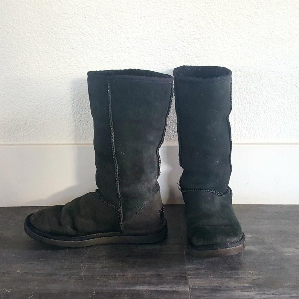 Ugg Black Classic UGG Tall 1 Boot Size US 7 / IT 37 - 3 Thumbnail
