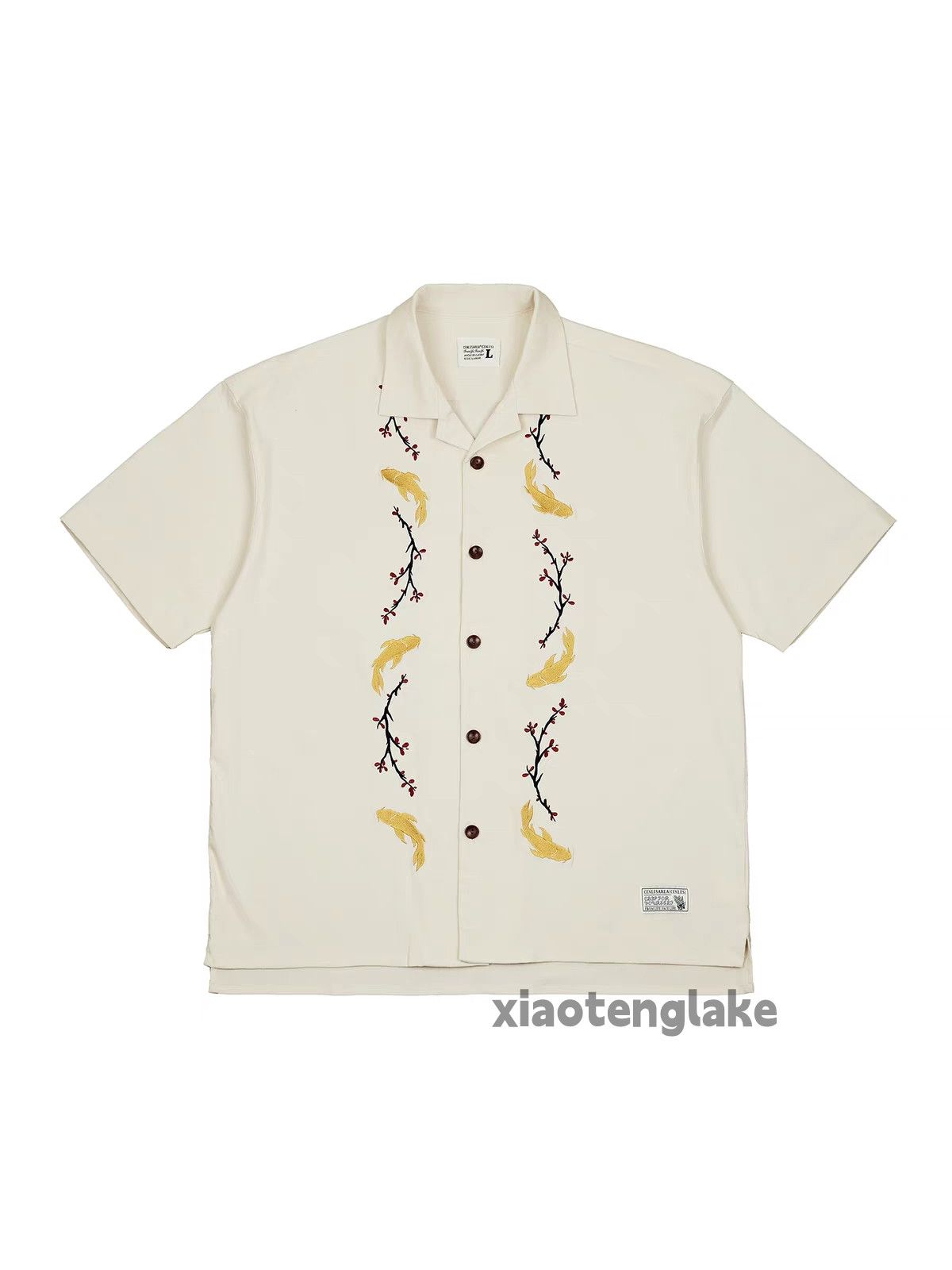 Designer × Japanese Brand × Vintage Skate hiphop loose pattern yuppie cuban aloha shirt Size US S / EU 44-46 / 1 - 4 Thumbnail
