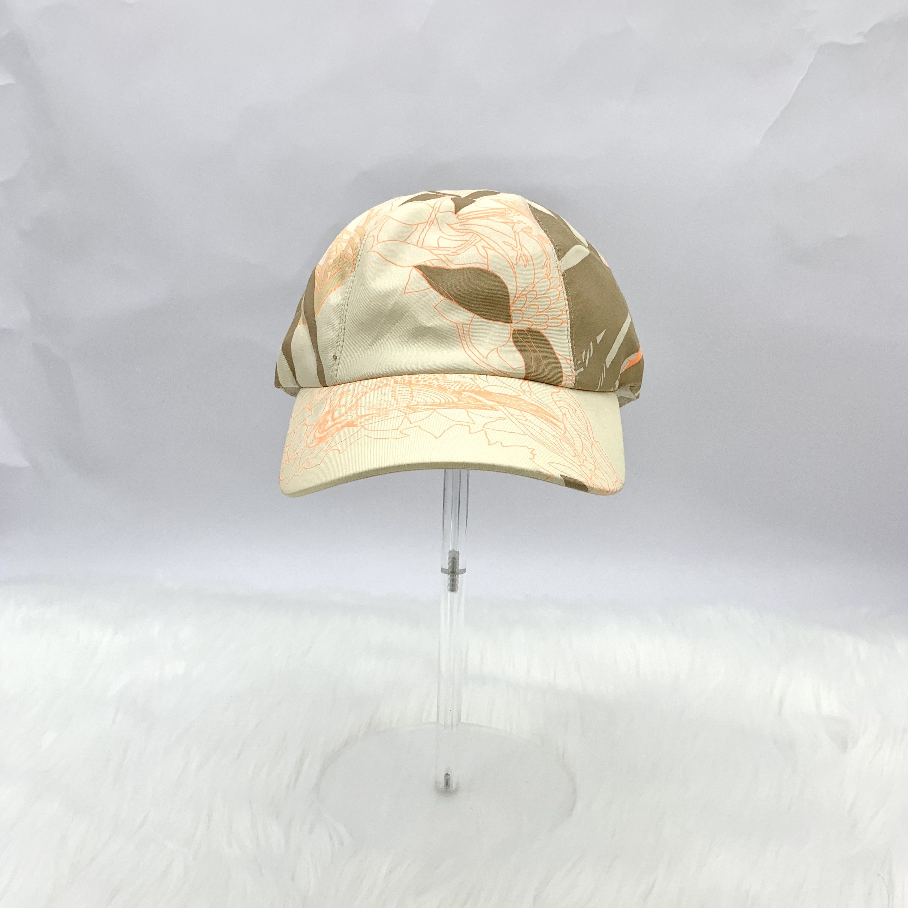 Hermes Hermes Multicolor Floral Silk Baseball Cap (58cm) Size ONE SIZE - 1 Thumbnail