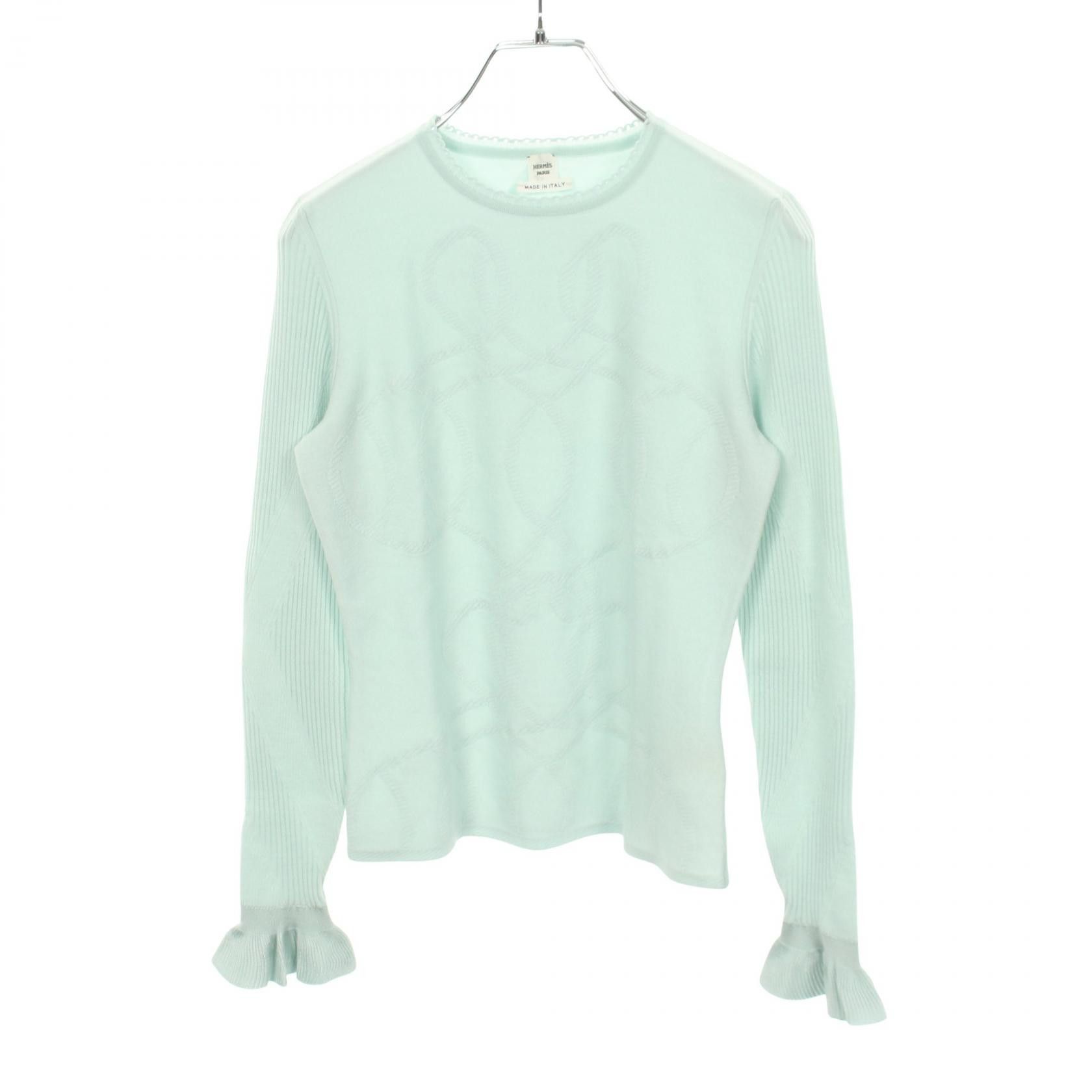 Hermes Hermes Hermes PALEFROI REMIX Wool Knit Top Textile Tops DUTY FREE for USA Size ONE SIZE - 1 Thumbnail