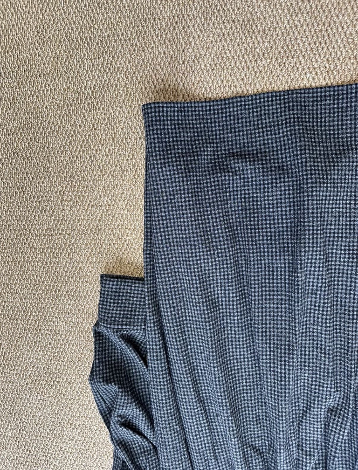 Omar Afridi Omar Afridi Omar Shirt Black & Grey Plaid Wool Shirt K23 Size US M / EU 48-50 / 2 - 8 Thumbnail