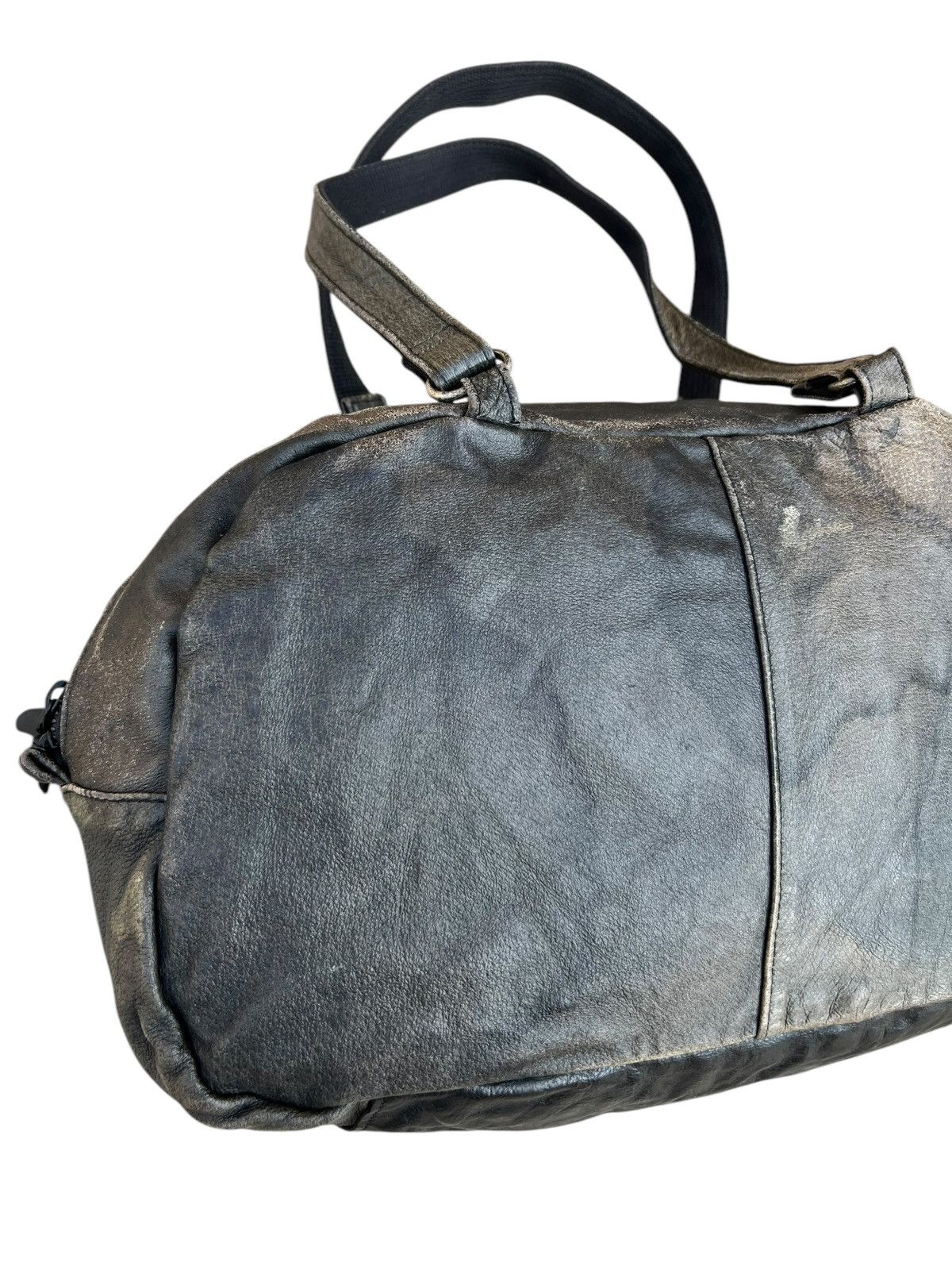 Japanese Brand Butler Verner Sails Japan Distressed Patina Leather Bag Size ONE SIZE - 10 Thumbnail