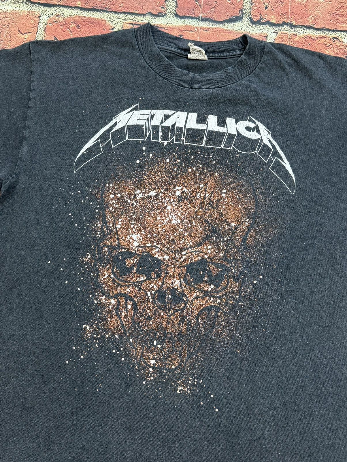 Metallica Vintage METALLICA Band T Shirt Skull Graphic Faded Black y2k Size US M / EU 48-50 / 2 - 2 Thumbnail