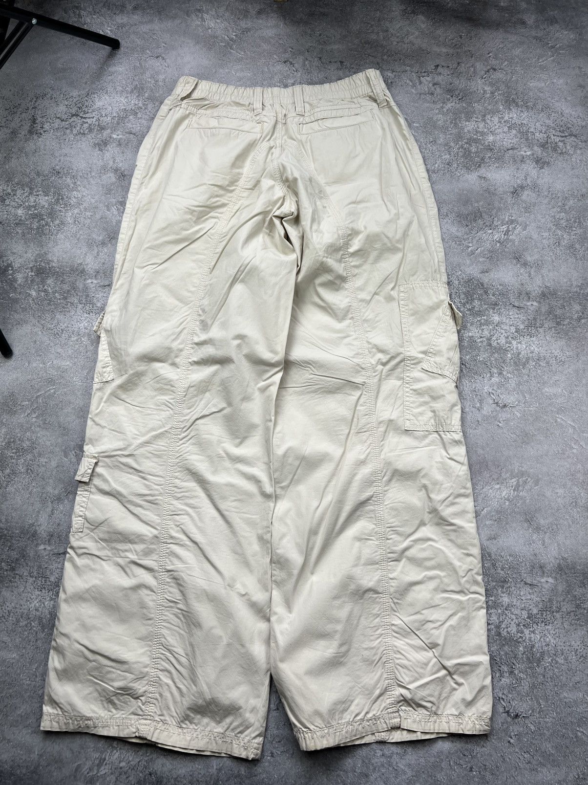 Bdg BDG Wide Cargo Pants Y2K White Size 28" / US 6 / IT 42 - 1 Thumbnail