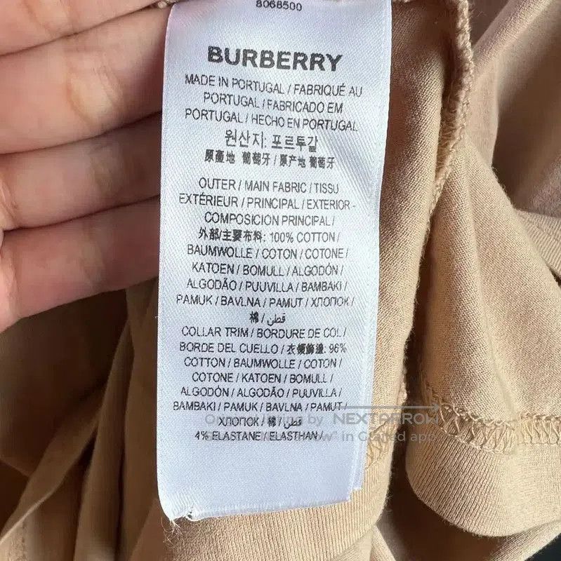 Burberry Burberry Khaki Cotton Men's T. Size US S / EU 44-46 / 1 - 6 Thumbnail