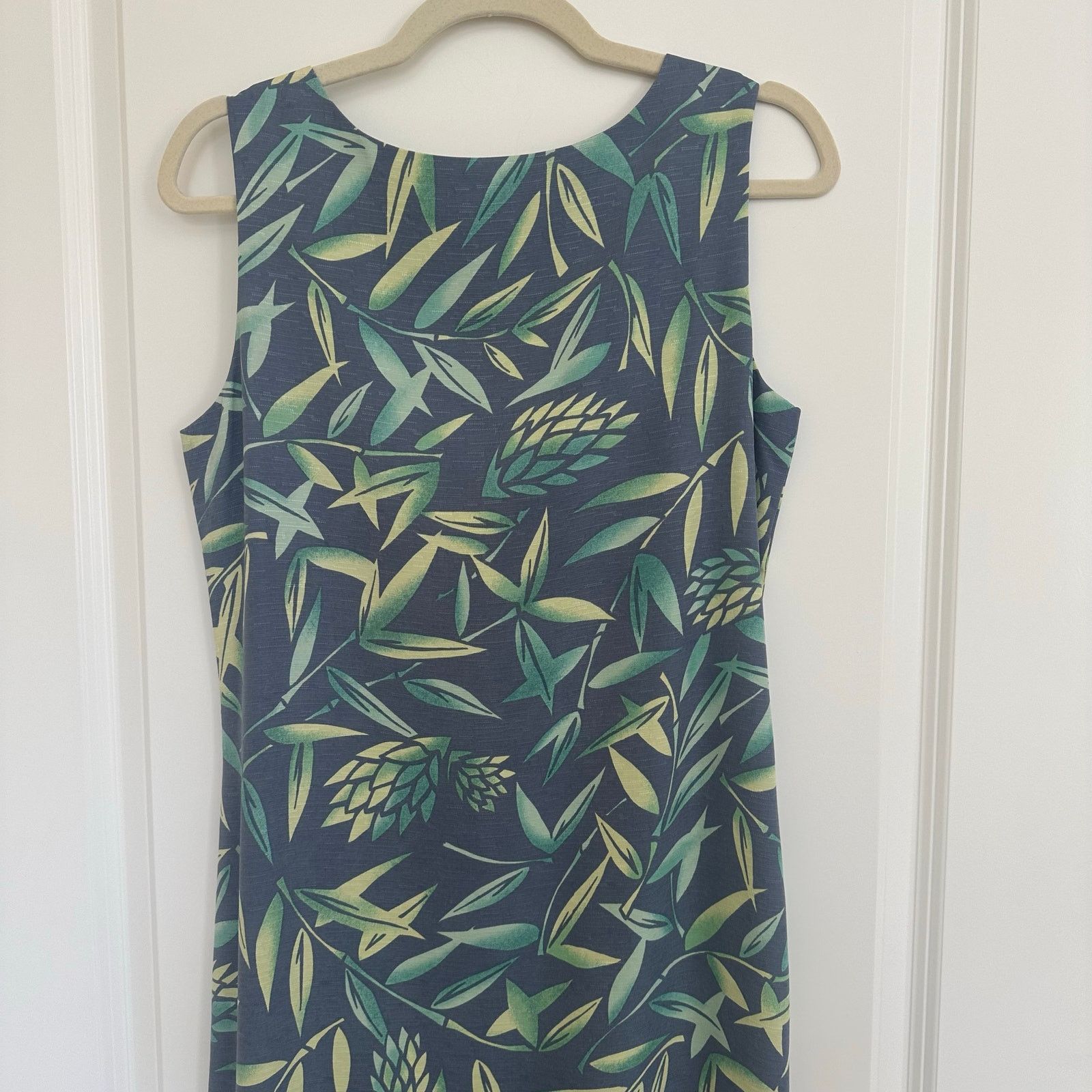 Tommy Bahama Tommy Bahama Blue 100% Silk Maxi Dress Vintage 90s Size 8 Size M / US 6-8 / IT 42-44 - 14 Thumbnail