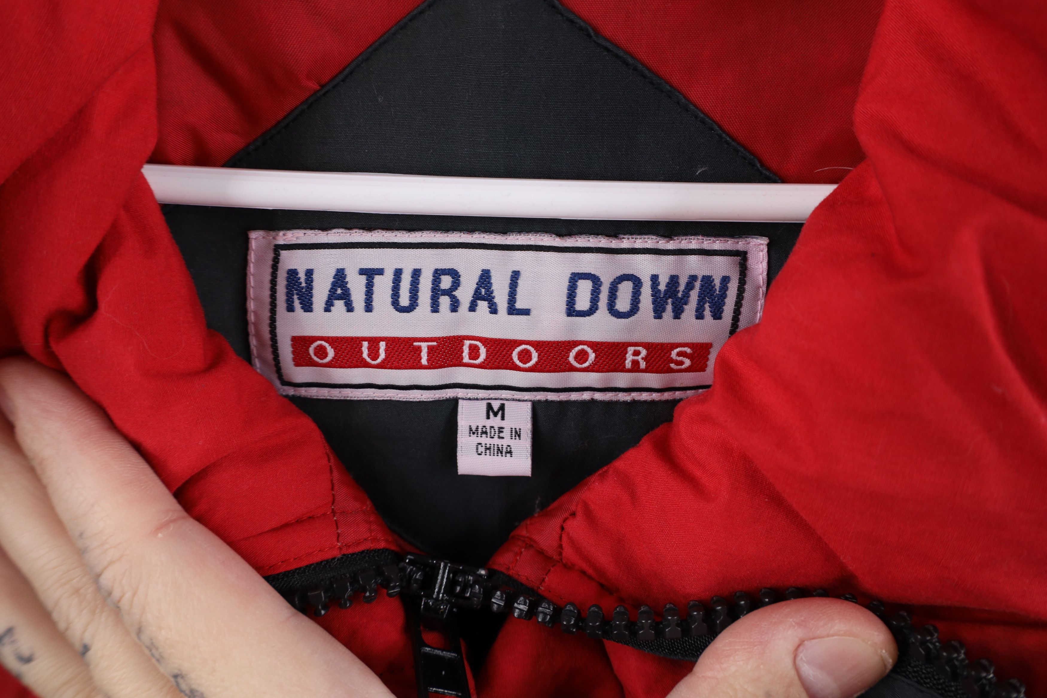Vintage Vintage 90s Streetwear Down Insulated Hooded Puffer Jacket Size US M / EU 48-50 / 2 - 10 Thumbnail