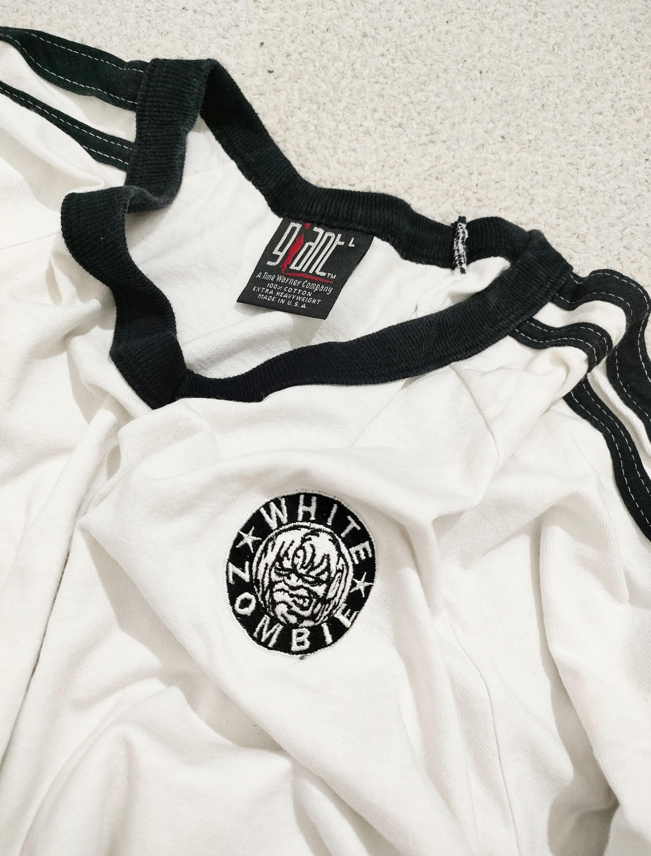 90s Vintage WHITE ZOMBIE Soccer Jersey Tee