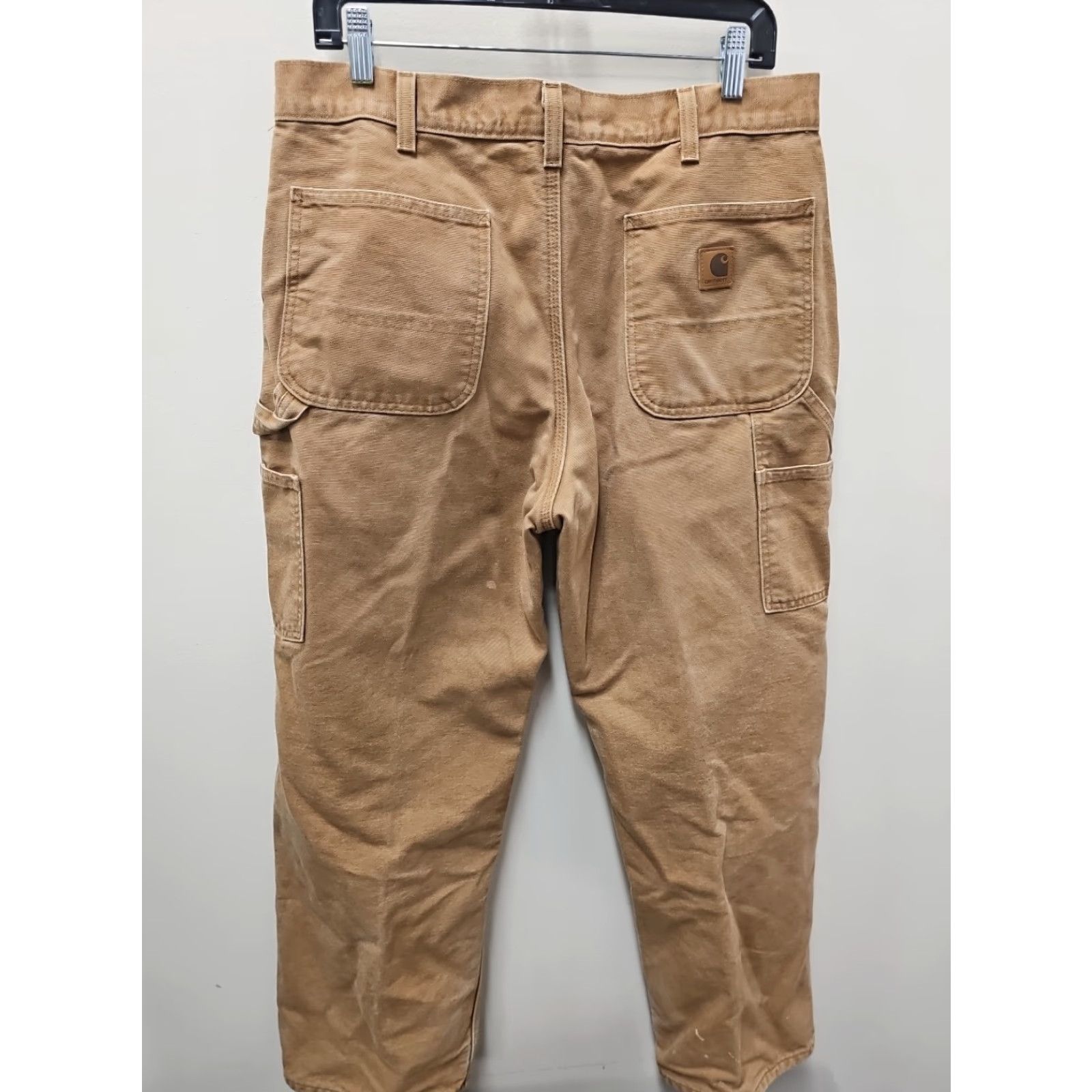 Carhartt VINTAGE Carhartt Pants Duck Canvas Chino Lined 34x29 Men Brown Size US 34 / EU 50 - 6 Thumbnail