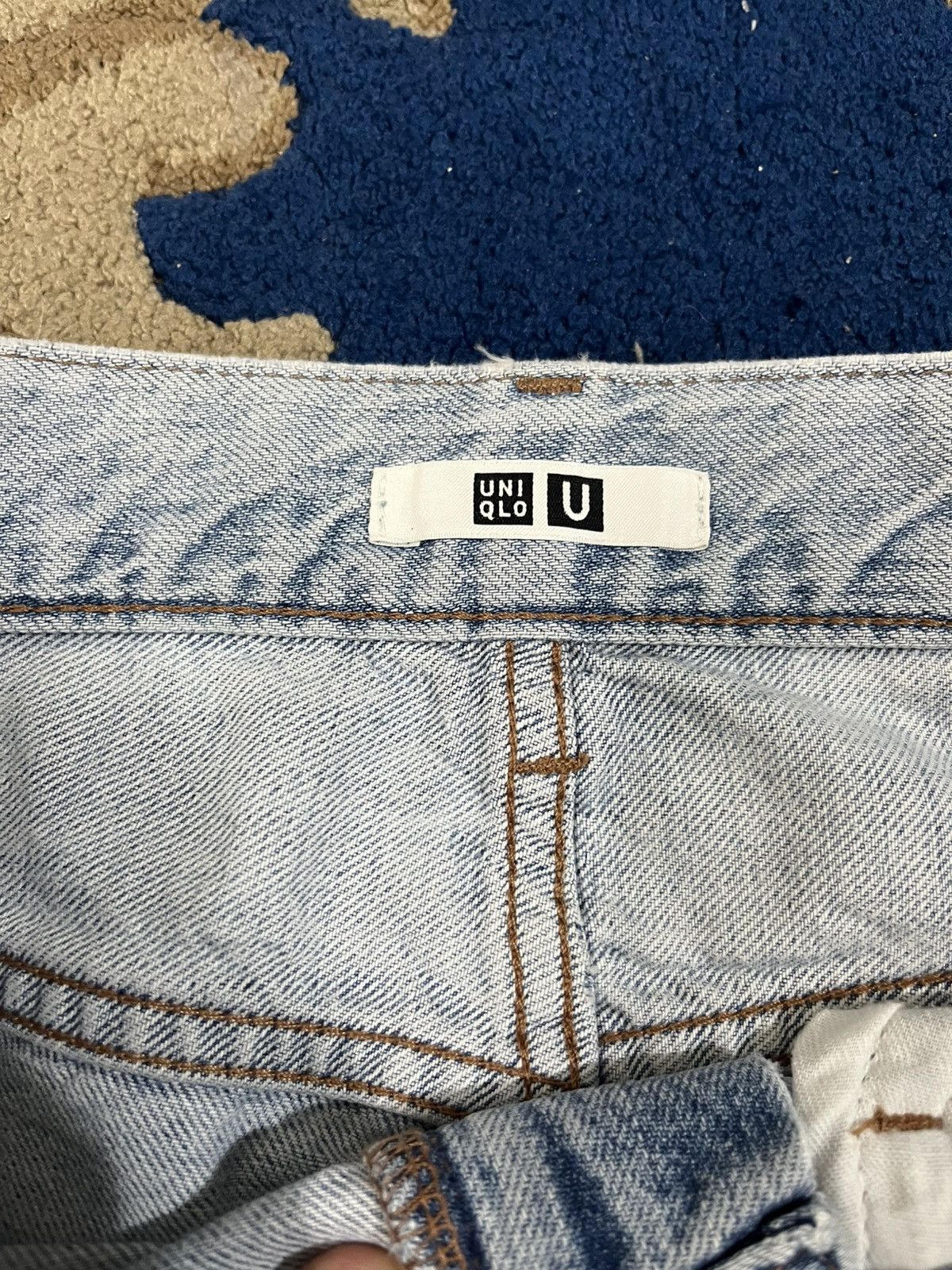 Christophe Lemaire × Jun Takahashi × Uniqlo Vintage Uniqlo xChristophe Lemaire Baggy Faded Denim Size US 29 - 8 Thumbnail