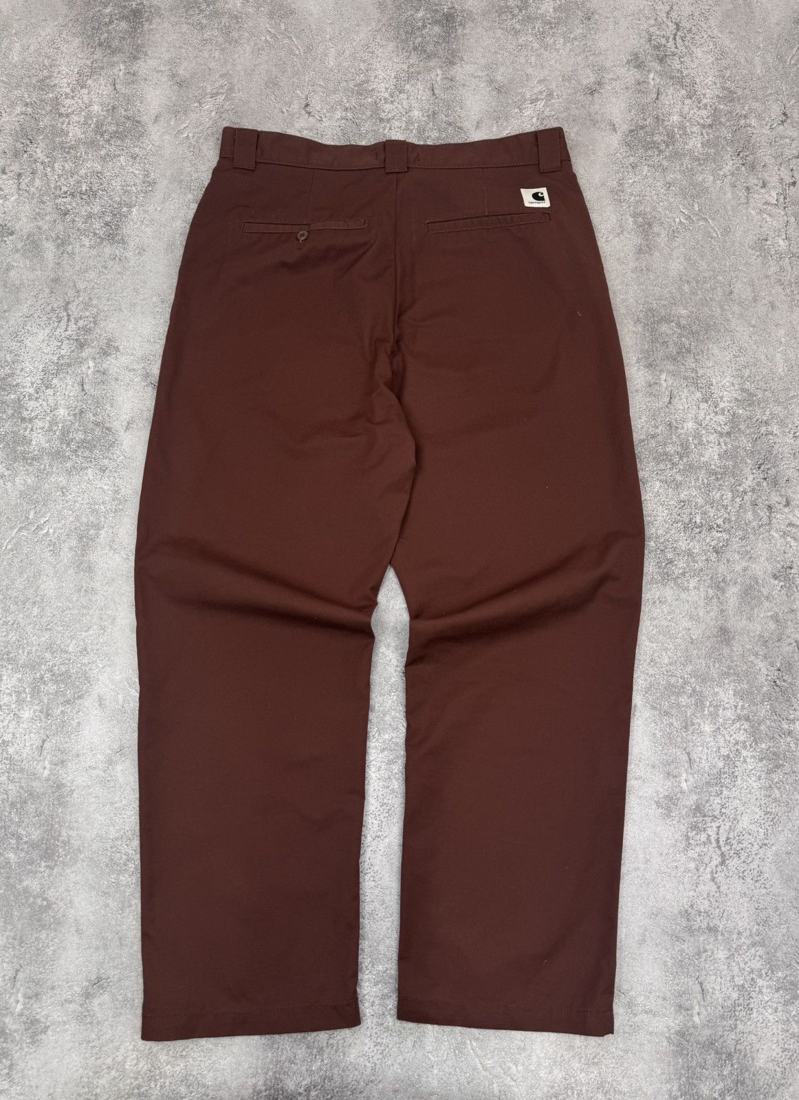 Carhartt Carhartt Chino Men Pants Brown Straight Fit Size 32 Size US 32 / EU 48 - 1 Thumbnail