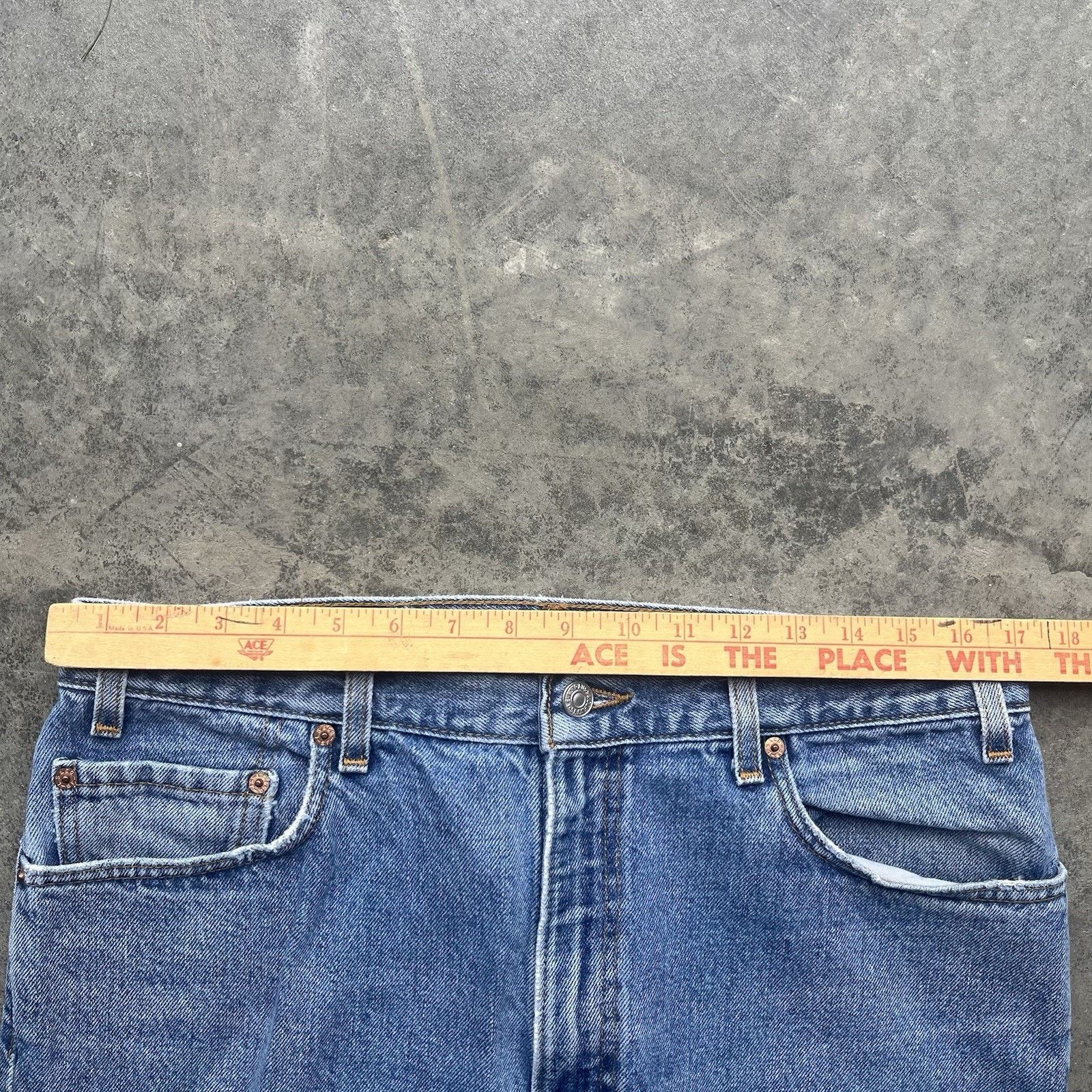 Levi's Vintage 90s Levi’s 505 Jeans Mens 36 X 32 Straight Fit Weste Size US 36 / EU 52 - 6 Thumbnail
