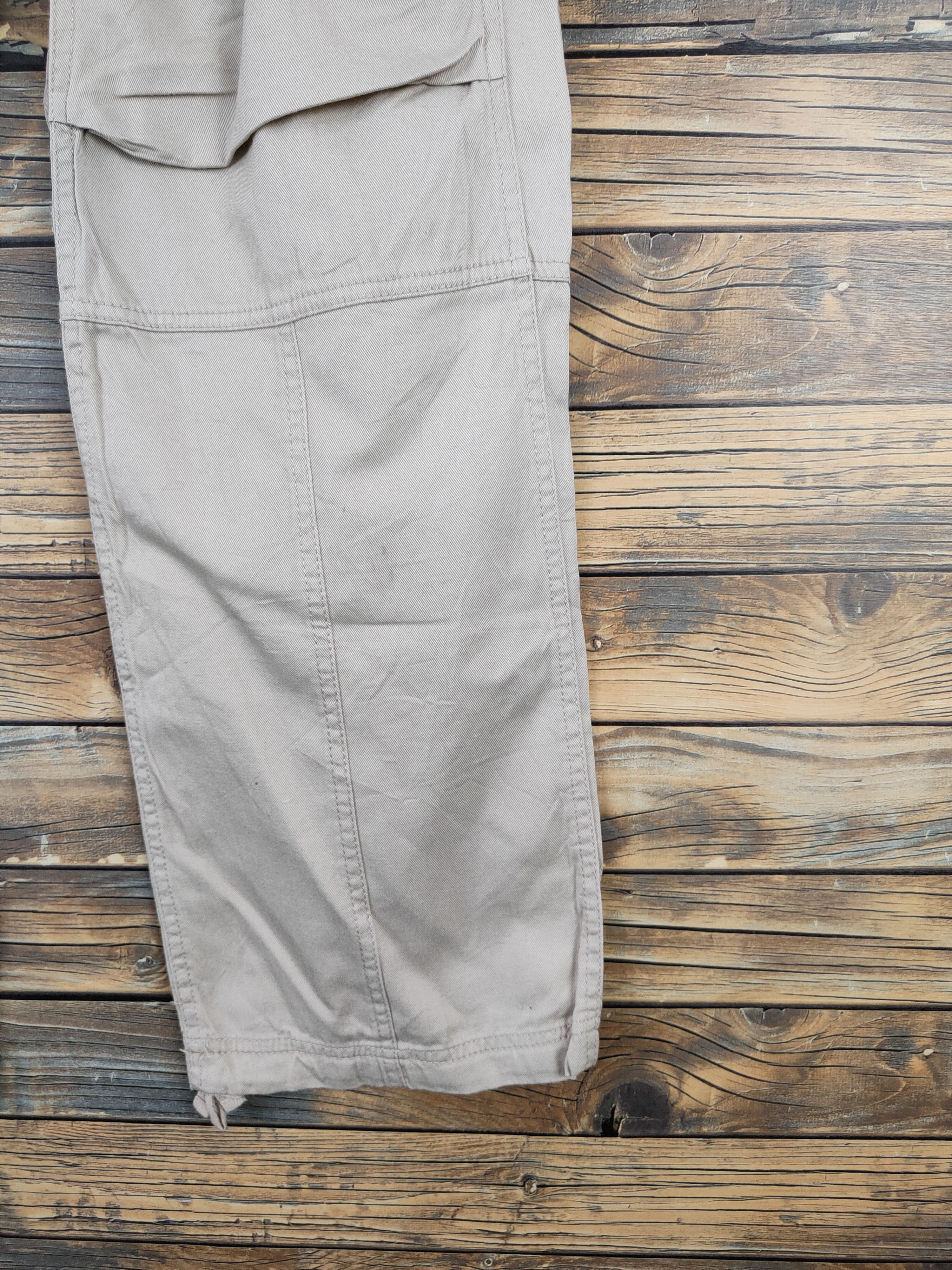 Japanese Brand DL Dack Dive Cream Multipocket Tactical Cargo Pants #W1009 Size US 30 / EU 46 - 7 Thumbnail