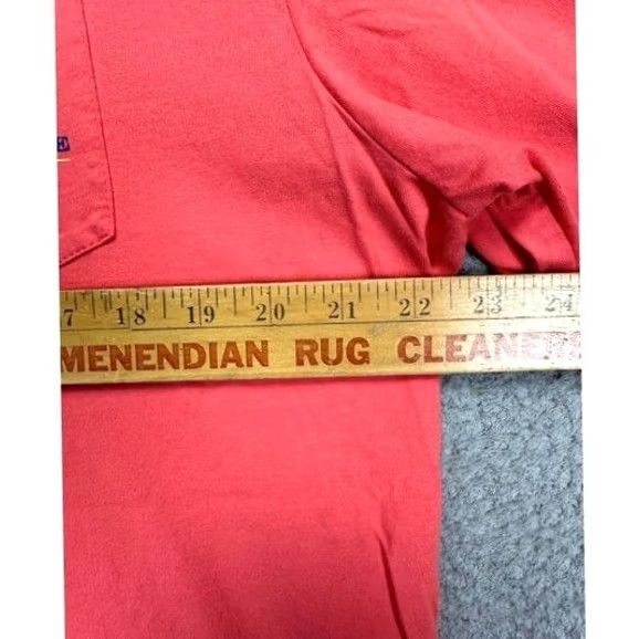 Southern Tide Southern Tide T-Shirt Adult Large Red Peach Graphic Long Sleeve Pocket Tee Mens Size US L / EU 52-54 / 3 - 7 Thumbnail