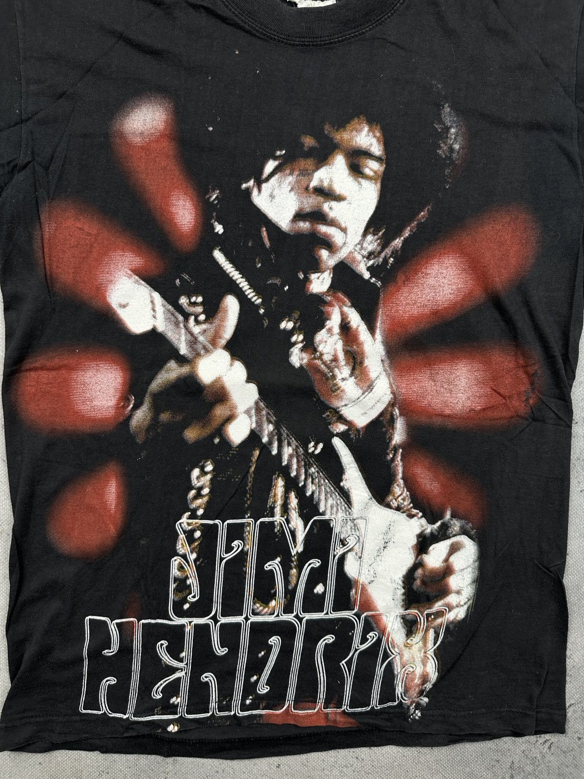 Jimi Hendrix Jimi Hendrix Double Sided Graphic Band T Shirt Vintage Y2K Size US S / EU 44-46 / 1 - 8 Thumbnail