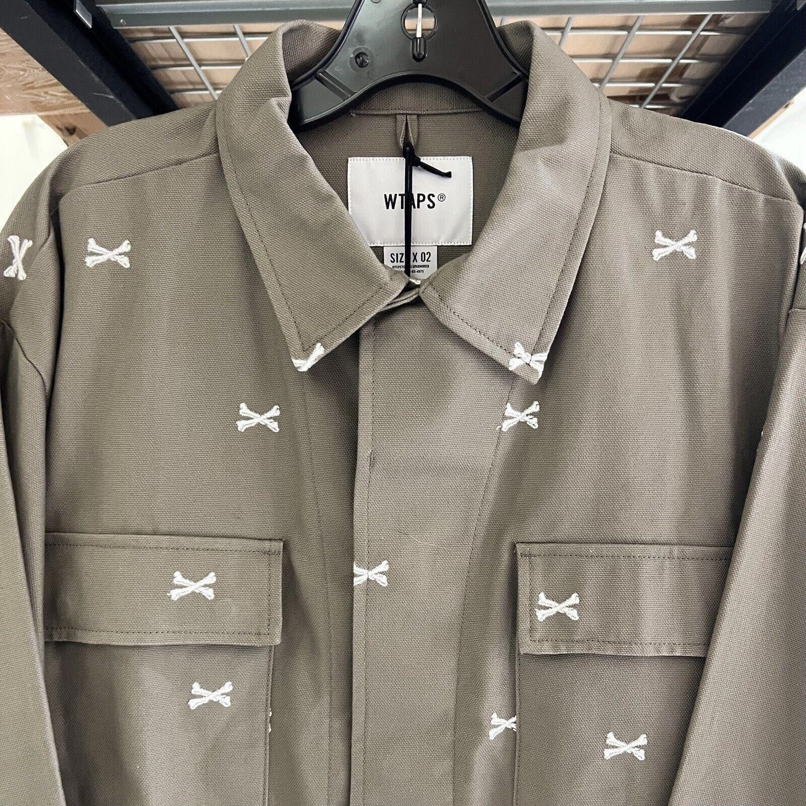 Designer WTAPS EX44 Collection Buds Bones Jacket Grey Size 02 M Size US M / EU 48-50 / 2 - 1 Thumbnail