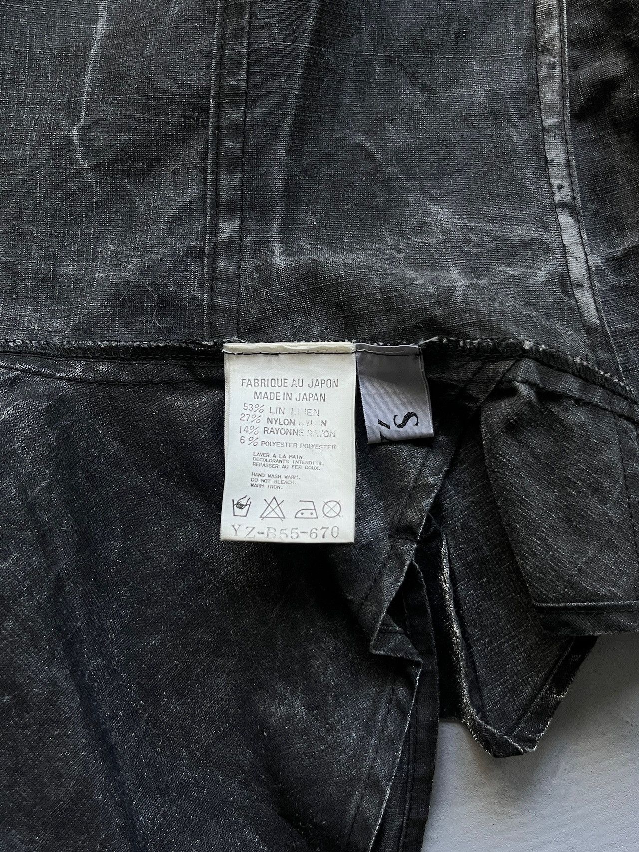 Yohji Yamamoto Yohji Yamamoto 2004SS Linen Blend Vest Size US M / EU 48-50 / 2 - 9 Thumbnail