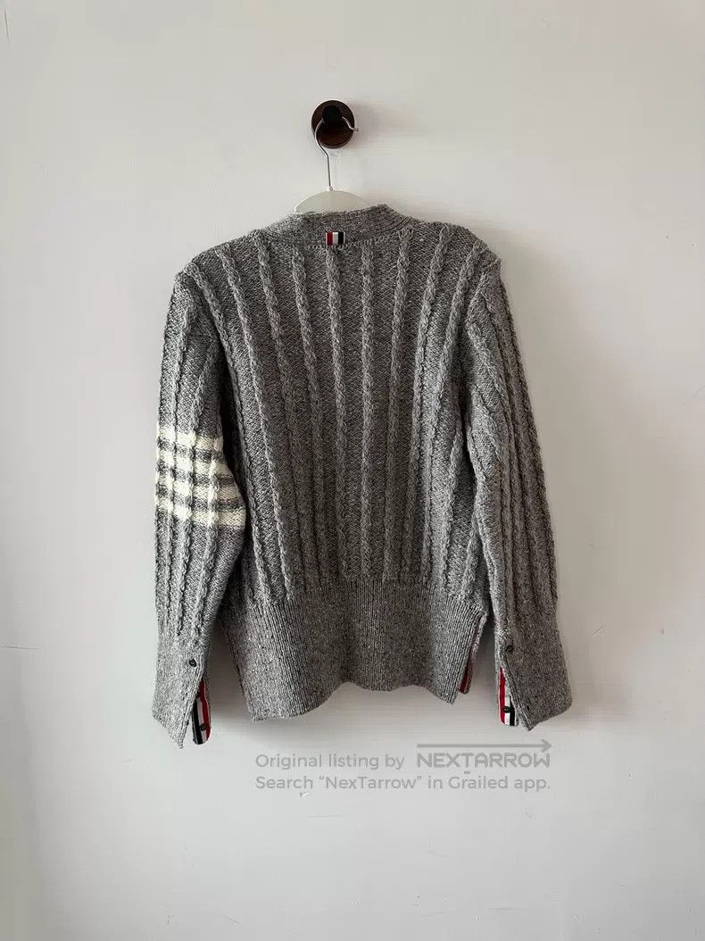 Thom Browne Thom Browne Gray cardigan Size US M / EU 48-50 / 2 - 2 Thumbnail