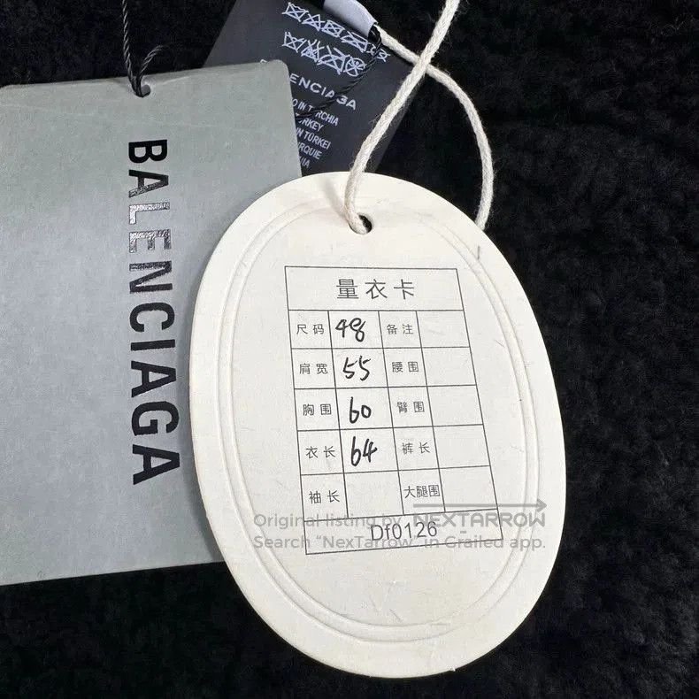 Balenciaga Balenciaga Black Shearling Jacket. Size US M / EU 48-50 / 2 - 5 Thumbnail