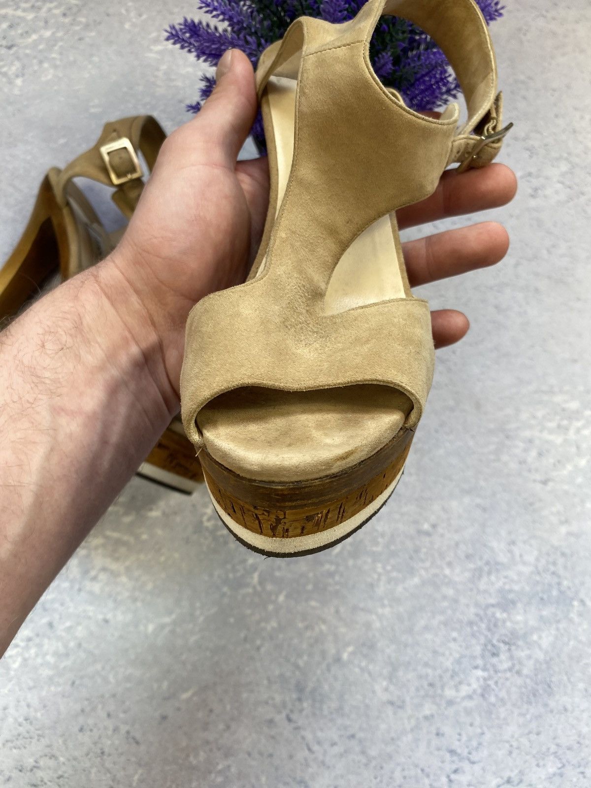 Jimmy Choo Jimmy Choo Women’s Heels Leather Suede Shoes Size 39 Size US 9 / IT 39 - 16 Thumbnail