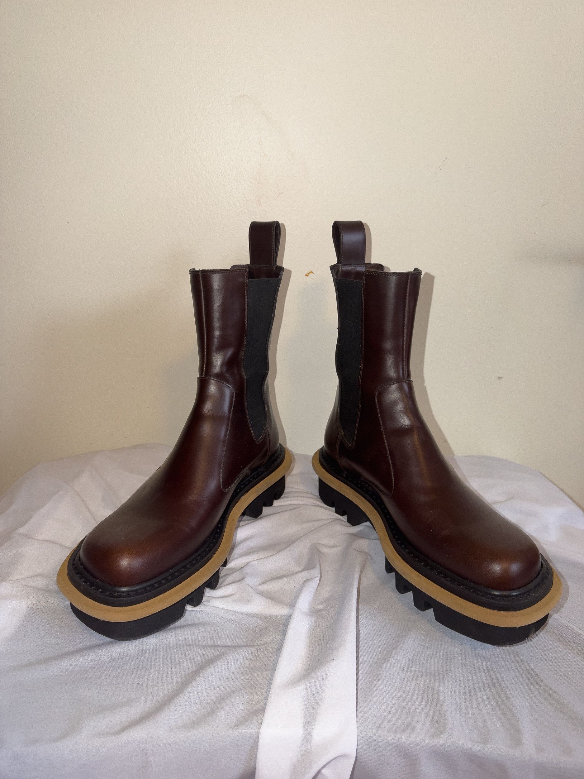 Dries Van Noten FW22 Brown Leather Chelsea Boots Size US 6.5 / EU 39-40 - 3 Thumbnail