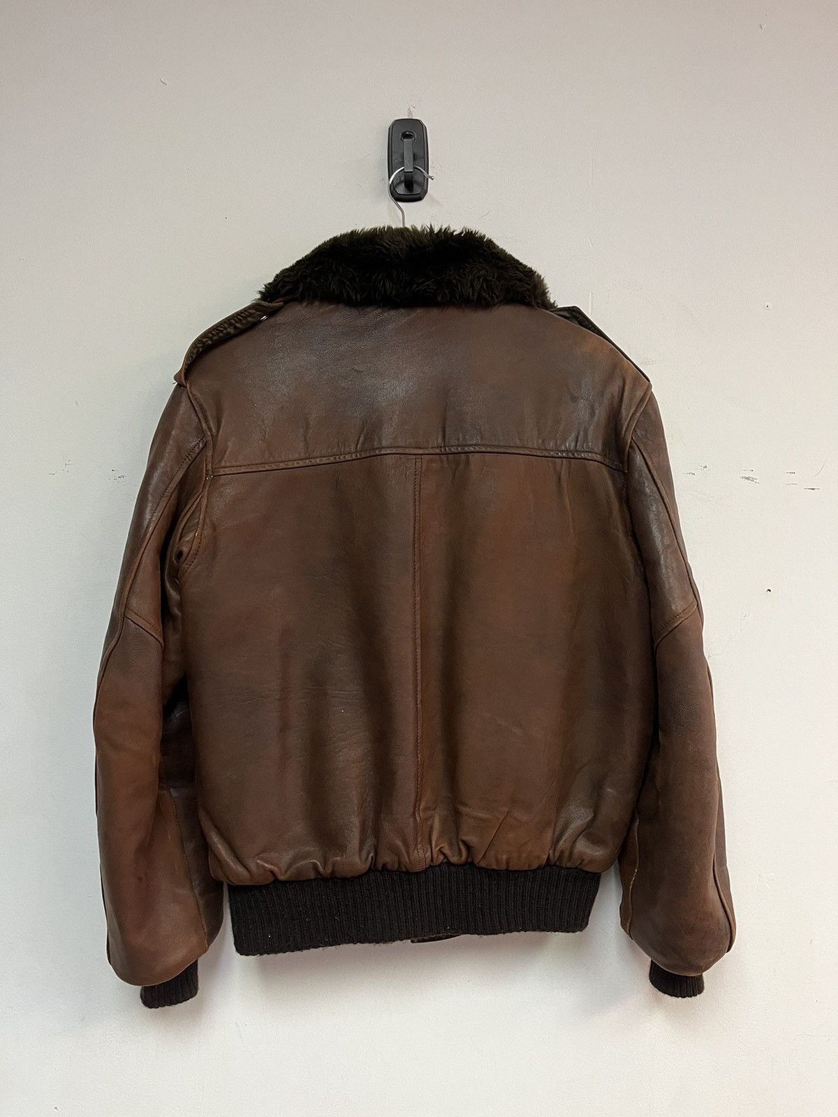 American Eagle Outfitters 70’s American Eagle Leather Bomber Jacket Size US S / EU 44-46 / 1 - 3 Thumbnail