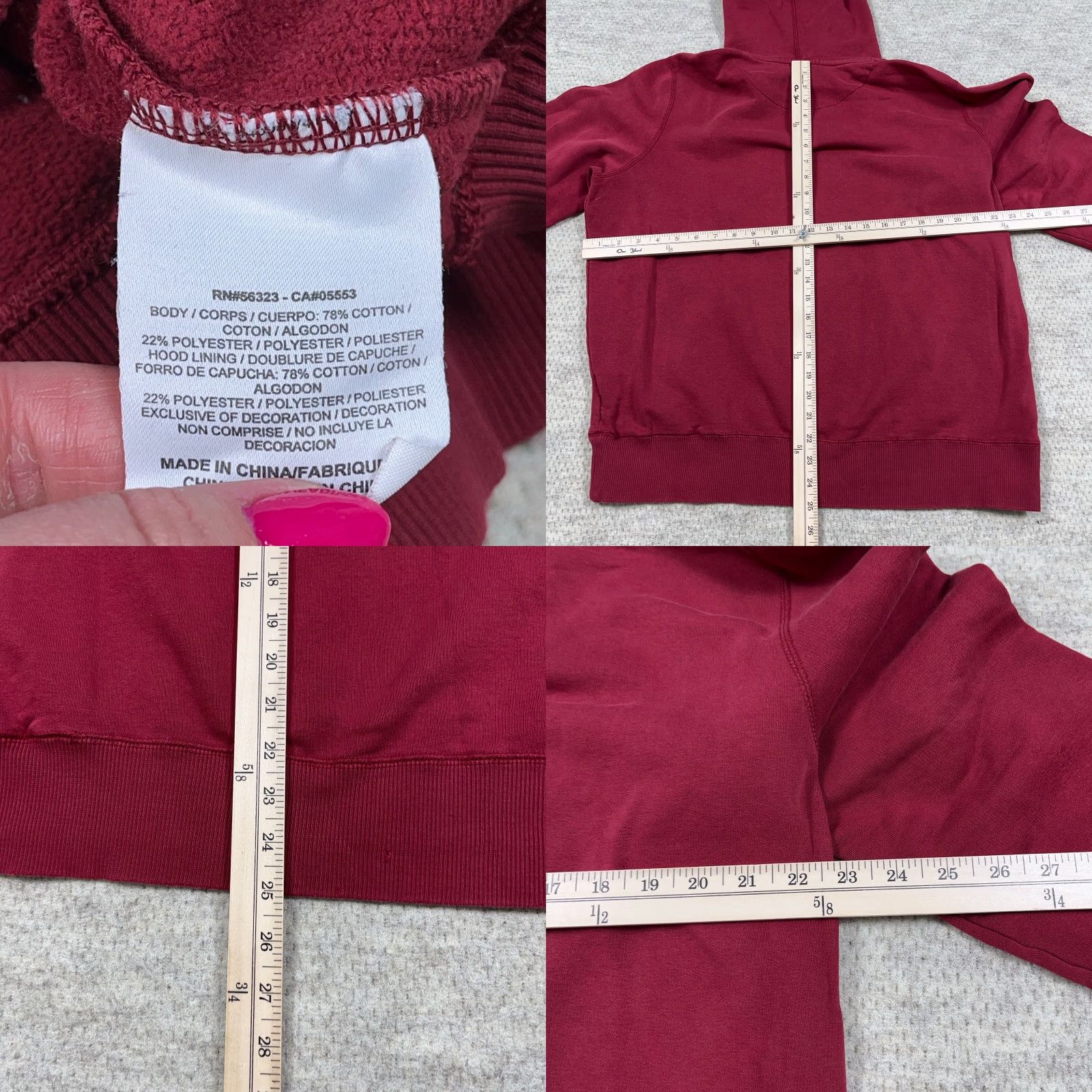 Nike VINTAGE Nike Hoodie Men XL Red Black Logo Sweatshirt Y2K 2000s Pullover Hooded Size US XL / EU 56 / 4 - 8 Thumbnail
