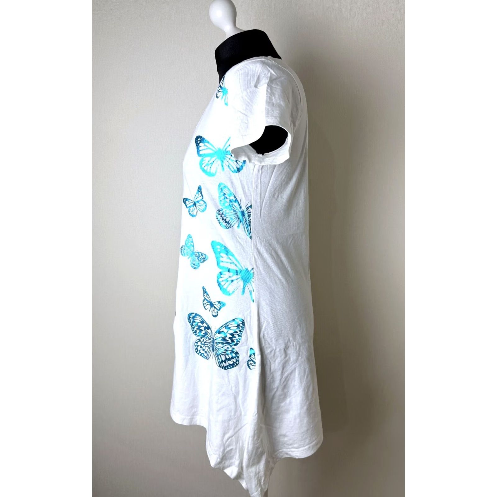 Desigual Desigual Shirt Womens L White Short Sleeve Tunic 55T25R2 Size L / US 10 / IT 46 - 4 Thumbnail