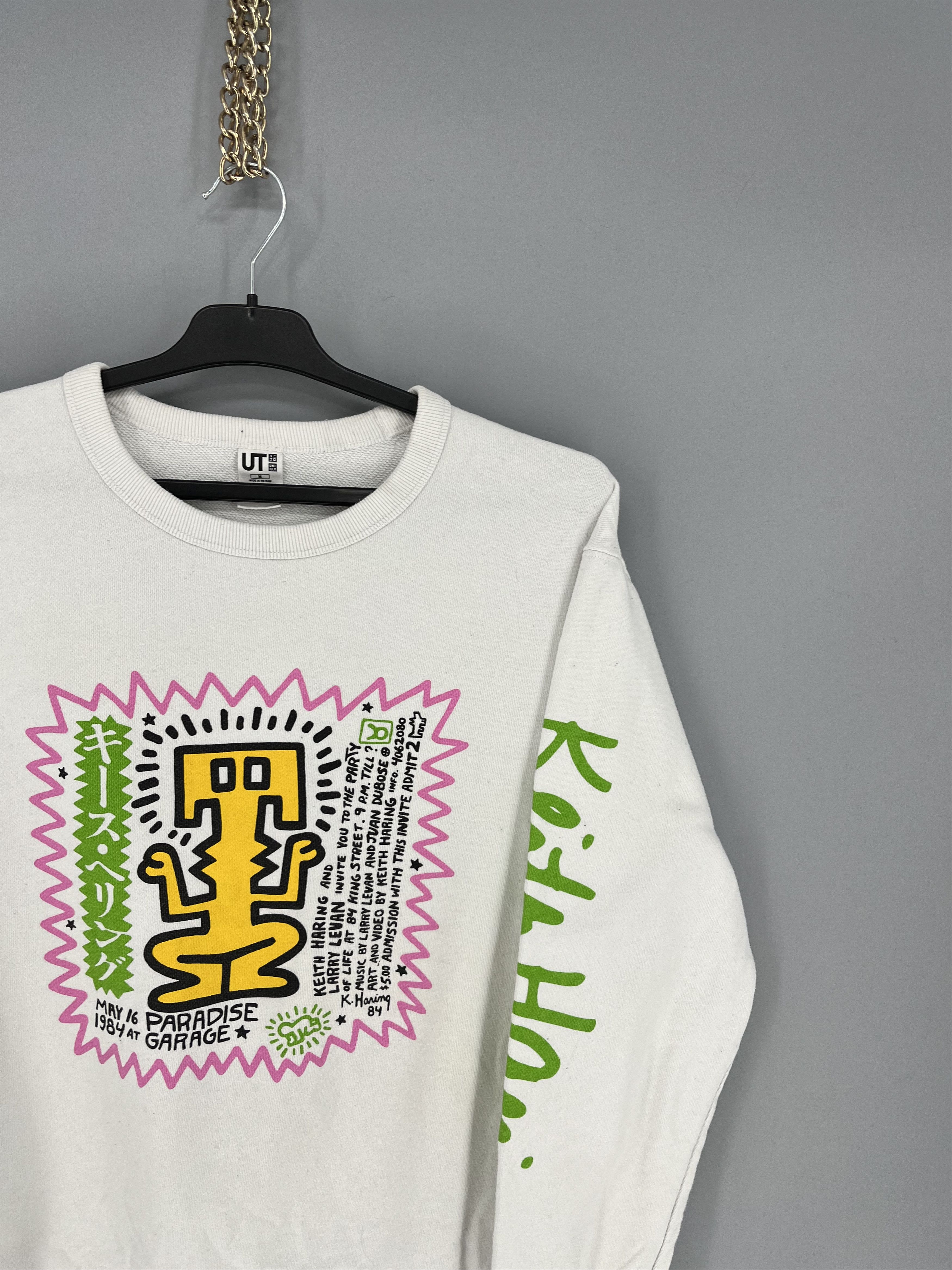 Keith Haring Uniqlo Keith Haring Sweatshirt Crewneck Paradise Garage Size US M / EU 48-50 / 2 - 5 Thumbnail