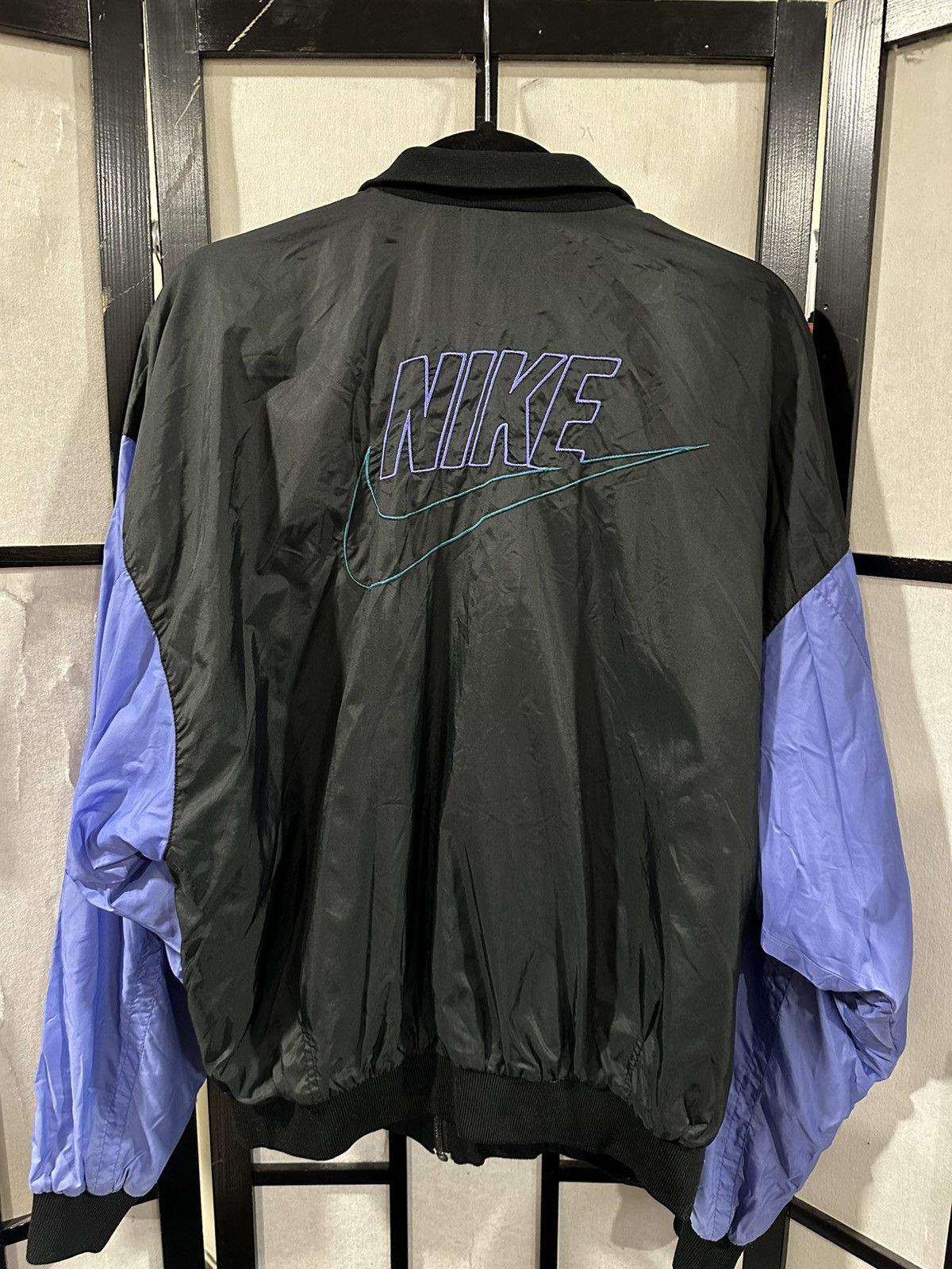 Nike Vintage 80s-90s Nike Windbreaker Size US L / EU 52-54 / 3 - 2 Thumbnail