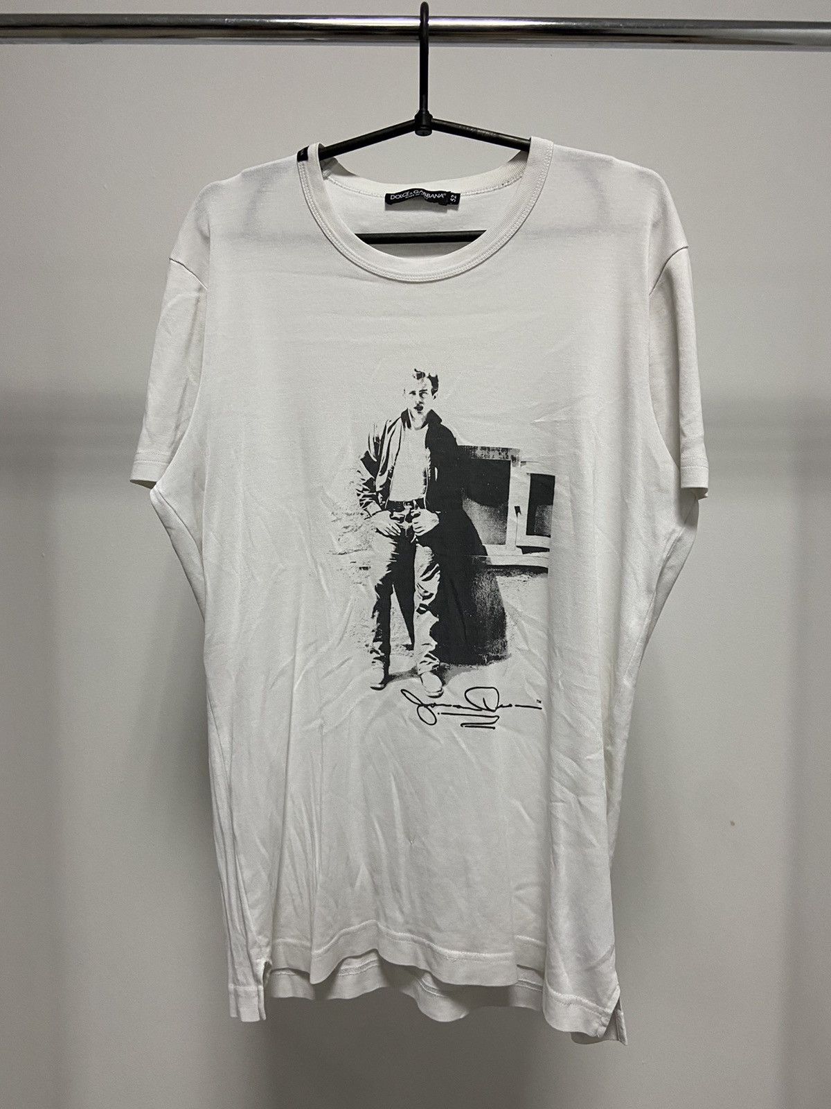 Dolce Gabbana James Dean T-Shirt Vintage Big Logo